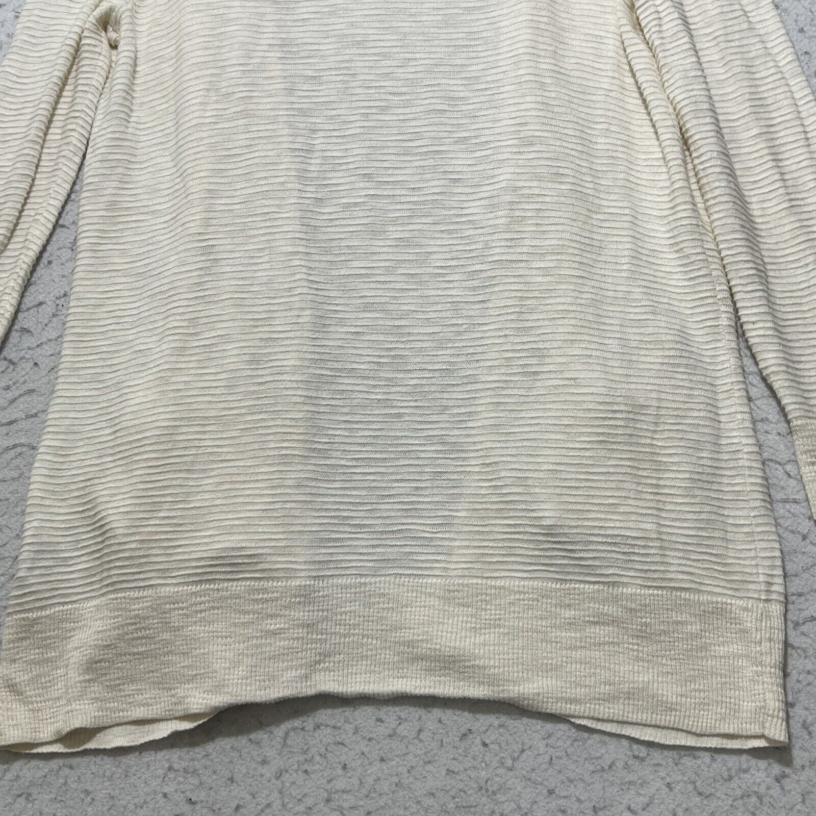Madewell Madewell Cardigan Open Front Ivory Sweater With Pockets Size S / US 4 / IT 40 - 12 Thumbnail