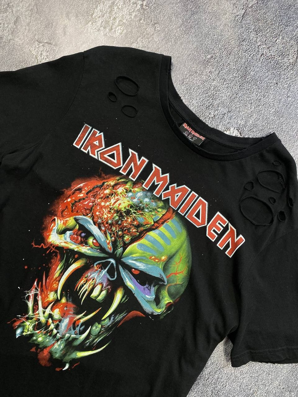 Iron Maiden Iron Maiden Eddie Distressed Black T-shirt L Size US L / EU 52-54 / 3 - 2 Thumbnail