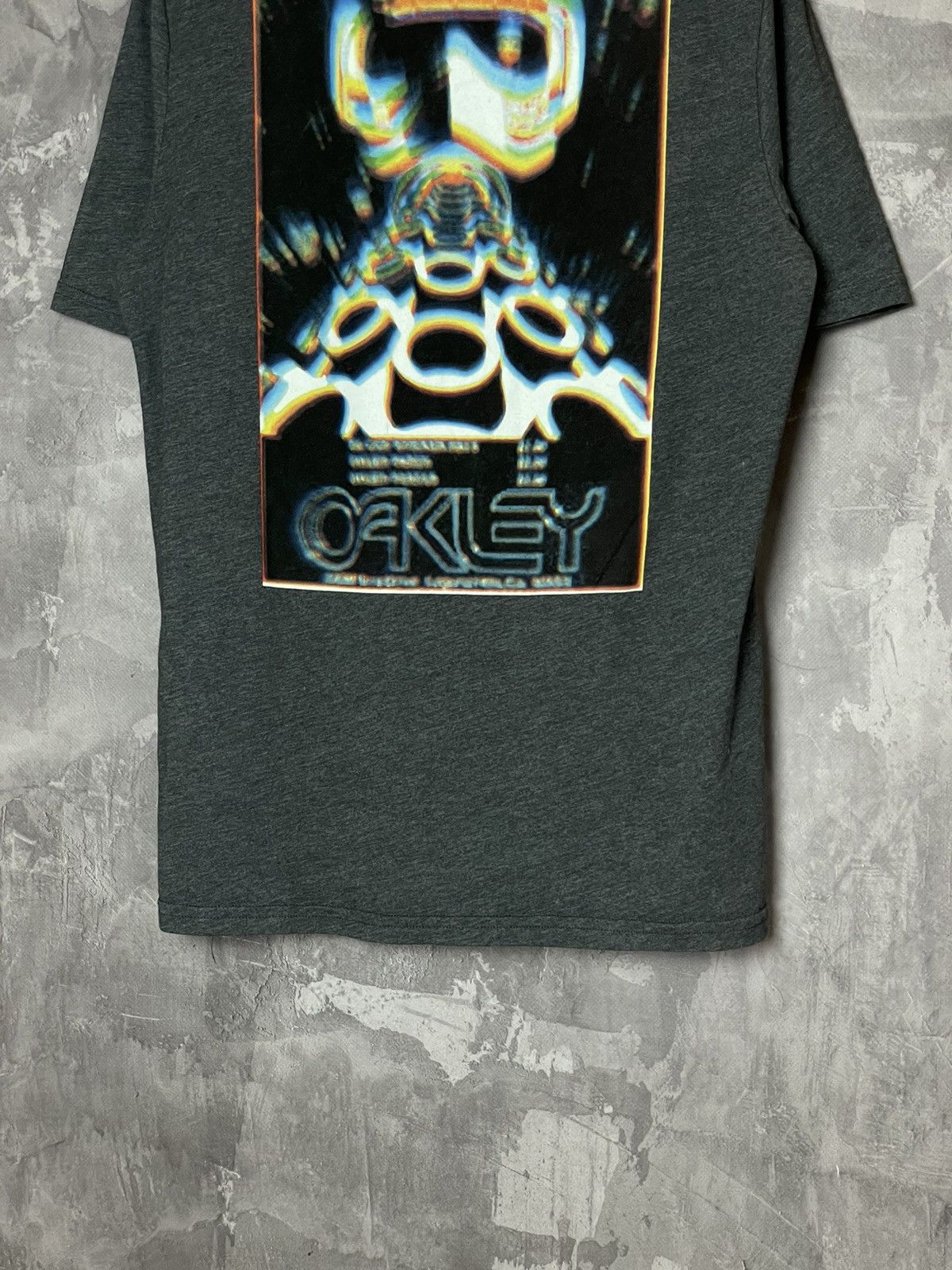 Oakley × Vintage Vintage y2k Oakley Goggles logo t-shirt tee gorpcore 90s Size US S / EU 44-46 / 1 - 5 Thumbnail