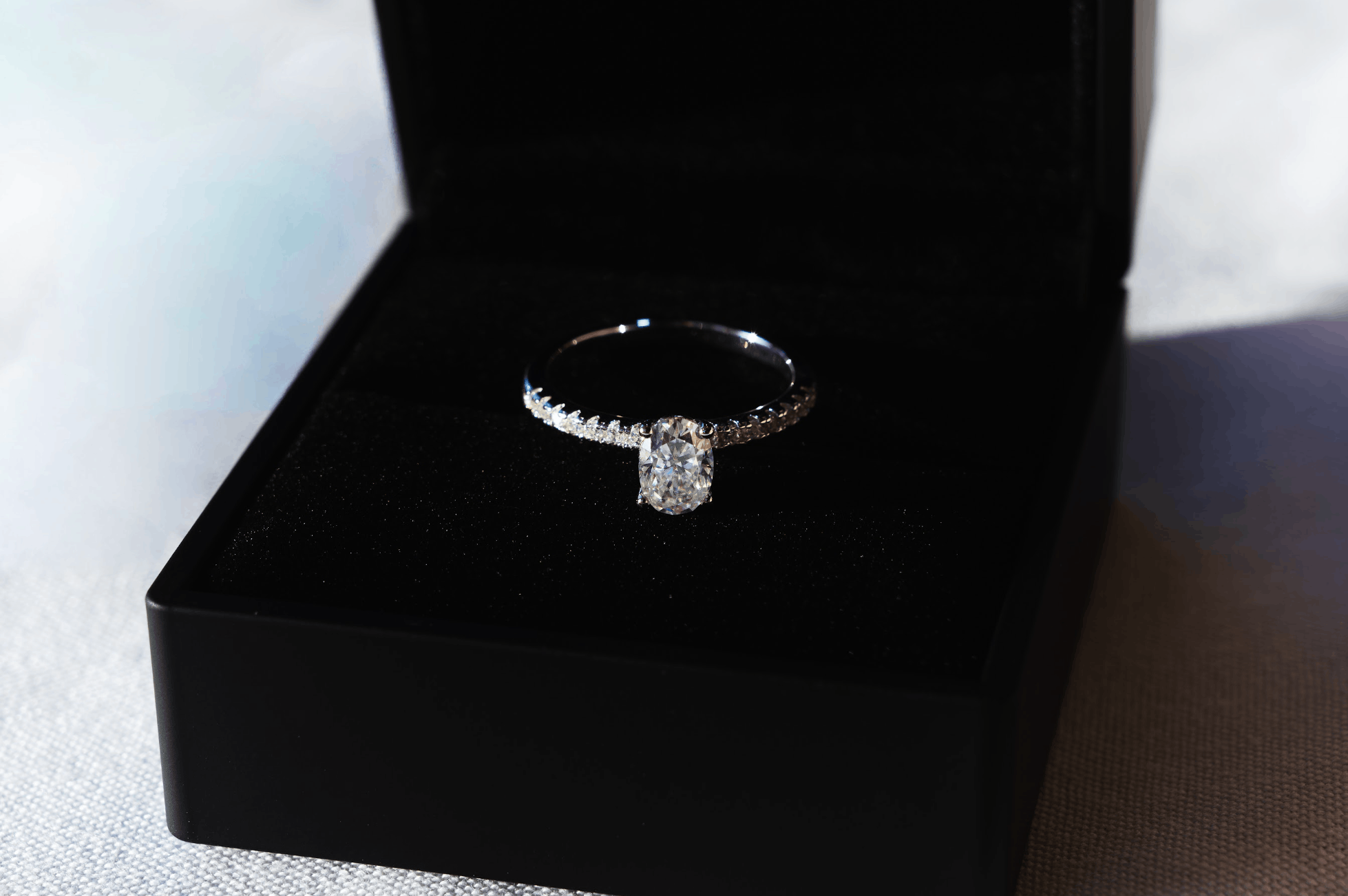 Other Moissanite Ring 925 Sterling Silver Classic Solitaire Size 6 Size ONE SIZE - 2 Thumbnail