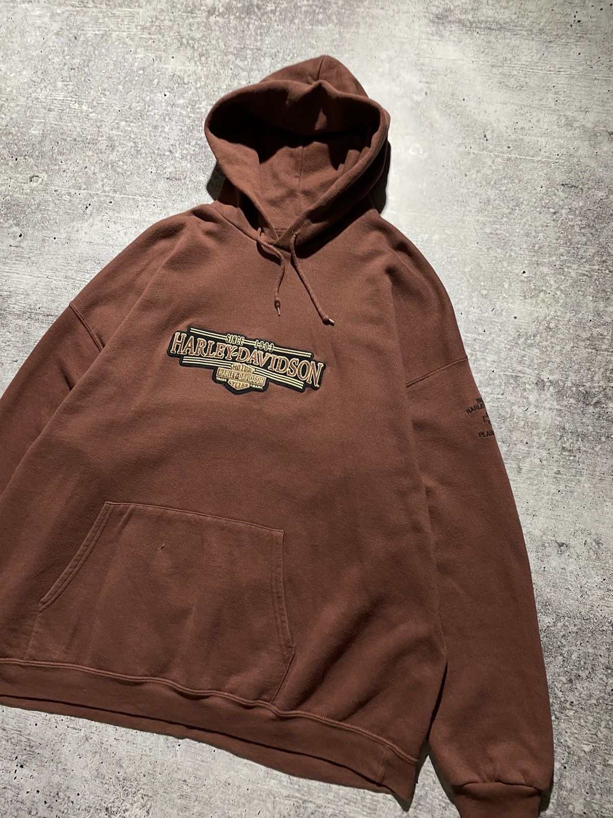Harley Davidson × Vintage Vintage Harley Davidson Hoodie Size US XL / EU 56 / 4 - 1 Thumbnail