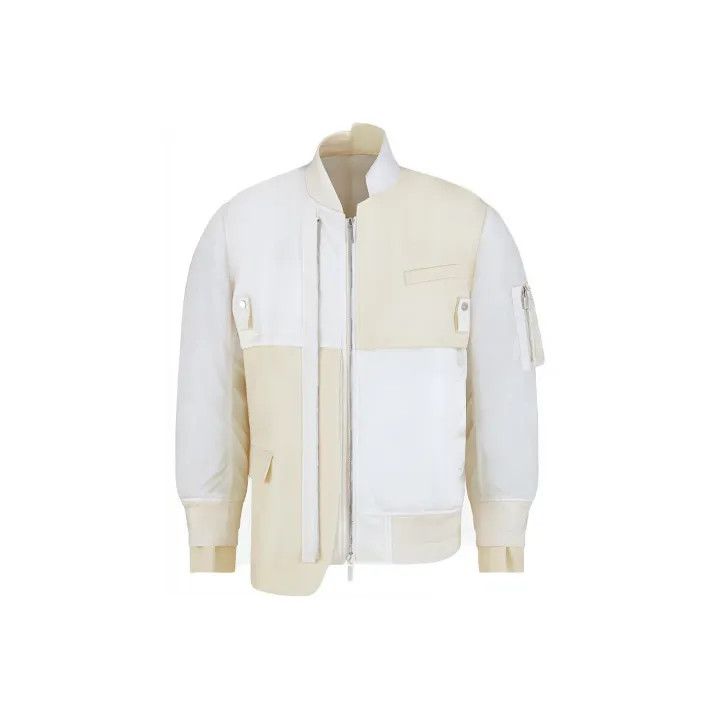 Dior Dior x Sacai Mixed Pilot Jacket for Men 0079 Size US L / EU 52-54 / 3 - 1 Thumbnail