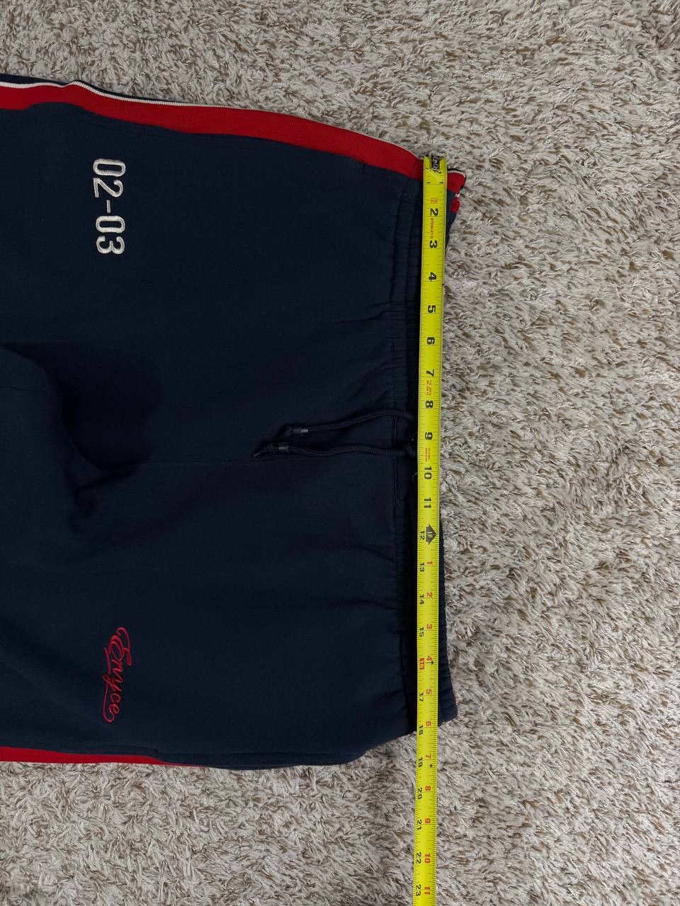 Enyce Enyce Sweatpants Y2K 2000s Red Side Stripe Hip Hop Size US 38 / EU 54 - 9 Thumbnail