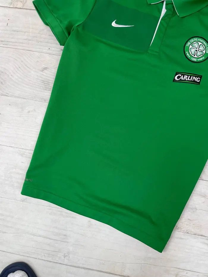 Nike Vintage Nike Celtic 2009 Training Polo Shirt Soccer Jersey Size US L / EU 52-54 / 3 - 3 Thumbnail