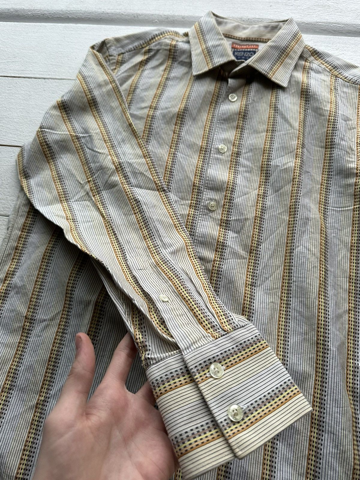 Kenzo 🚨 KENZO HOMME shirts button up Oxford luxury pocket rare Size US M / EU 48-50 / 2 - 8 Thumbnail