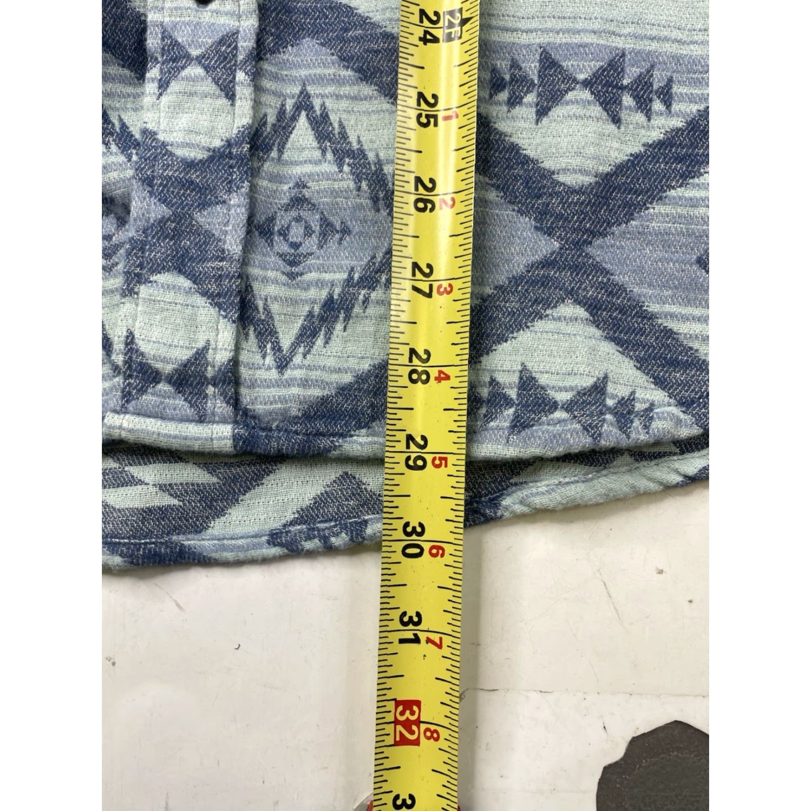 Faherty Faherty Shirt Mens S Aztec Geometric Cotton Flannel Button Up Long Sleeve Collared Spread Pockets Multicolor Size US S / EU 44-46 / 1 - 6 Thumbnail