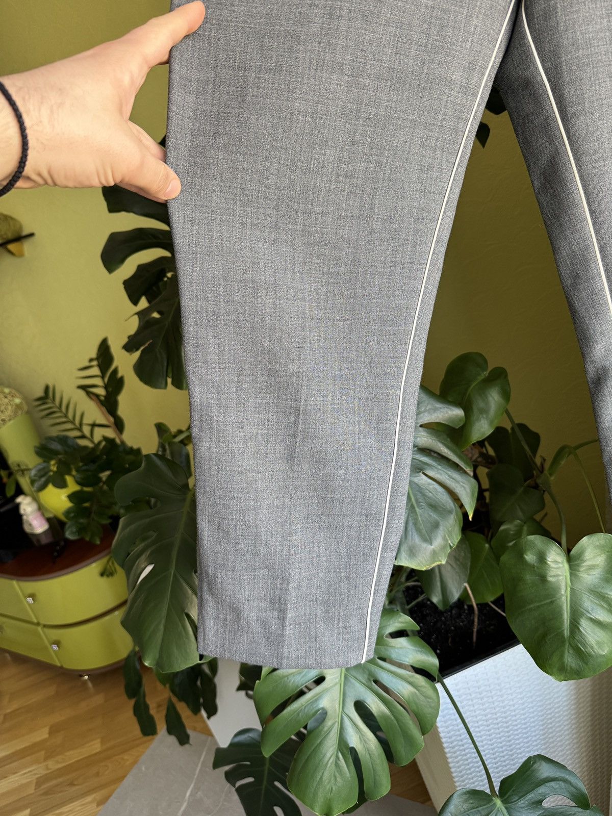 Wood Wood Wood Wood Cropped Trousers Wool Size US 32 / EU 48 - 4 Thumbnail