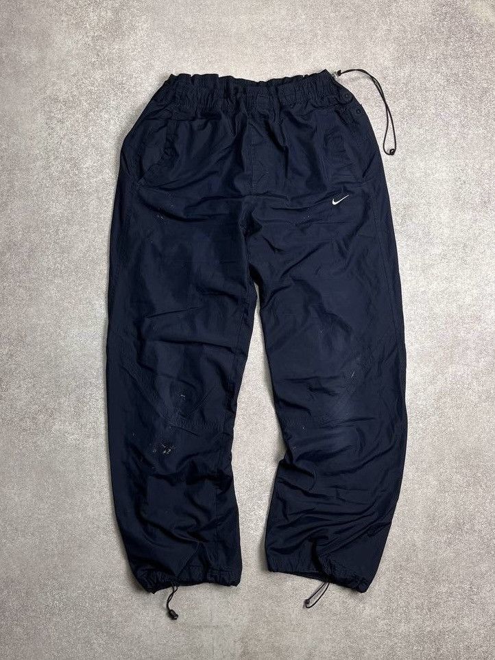Nike × Vintage Vintage Nike Baggy Cotton Trackpants Y2K L Size US 34 / EU 50 - 1 Thumbnail