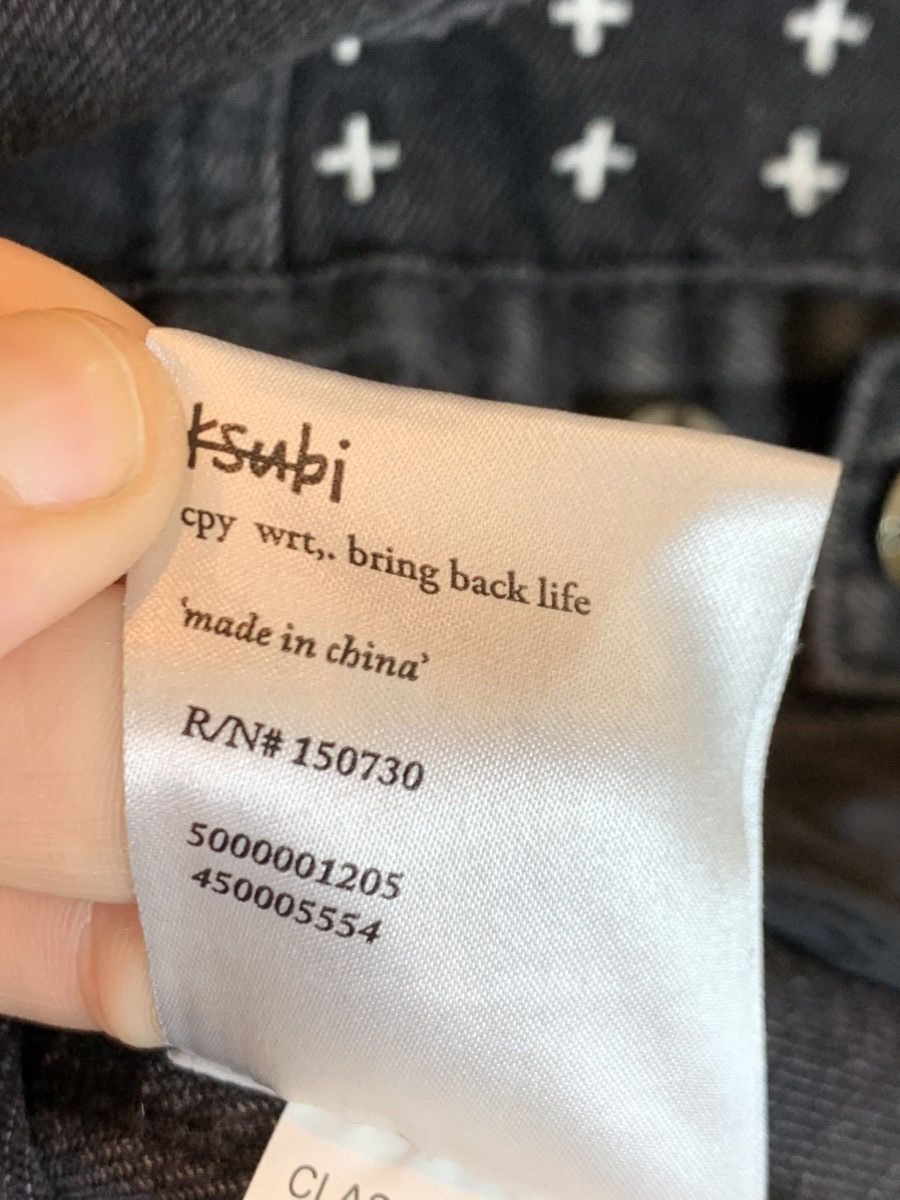 Designer × Ksubi *RARE* Ksubi Thrashed Distressed Faded Heavy Denim Jacket L Size US L / EU 52-54 / 3 - 10 Thumbnail