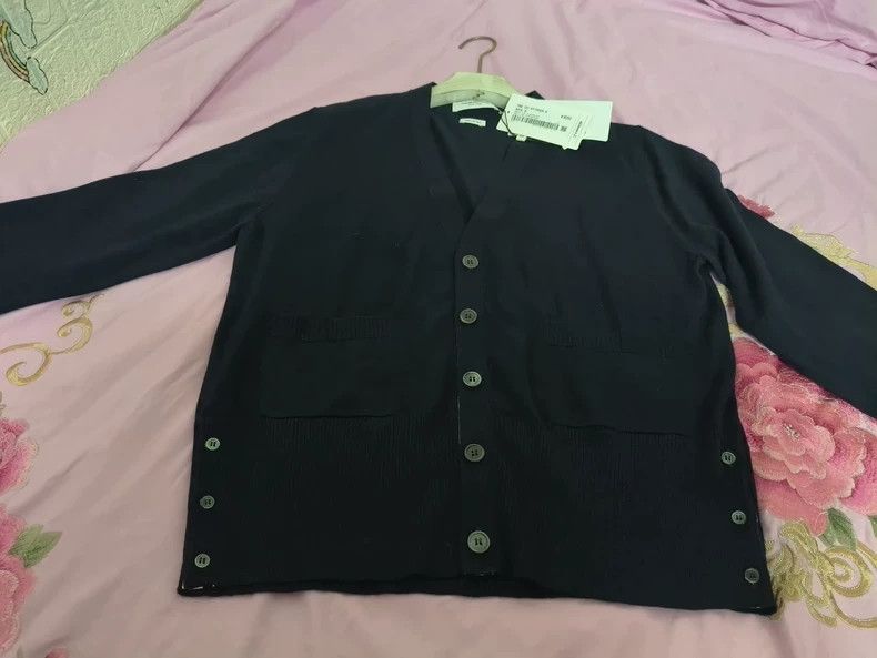 Thom Browne Thom Browne Classic wool knit cardigan Size US L / EU 52-54 / 3 - 2 Thumbnail