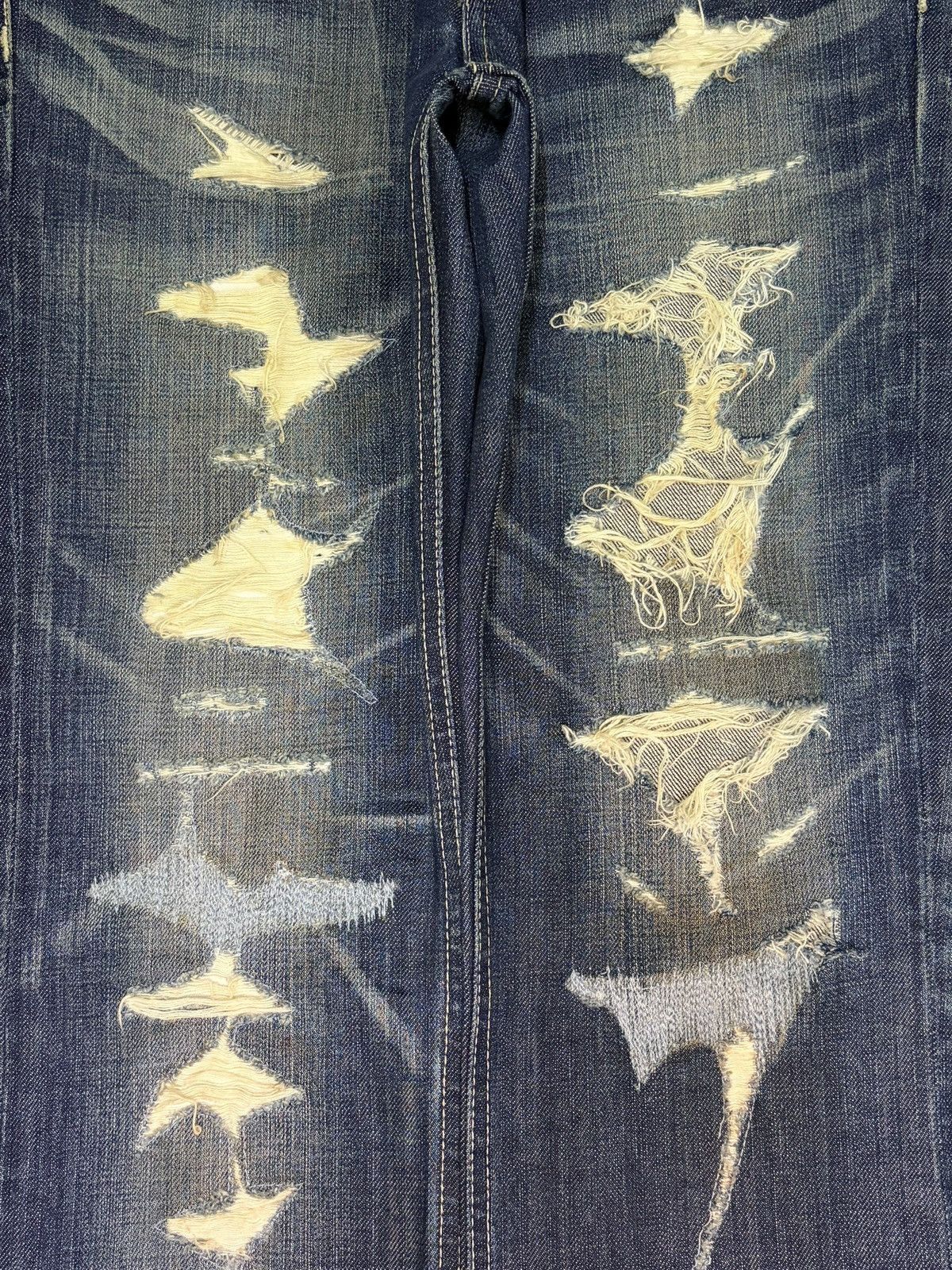 Ksubi Vintage Japanese Brand Heavy Distressed Jeans Size 30" / US 8 / IT 44 - 3 Thumbnail