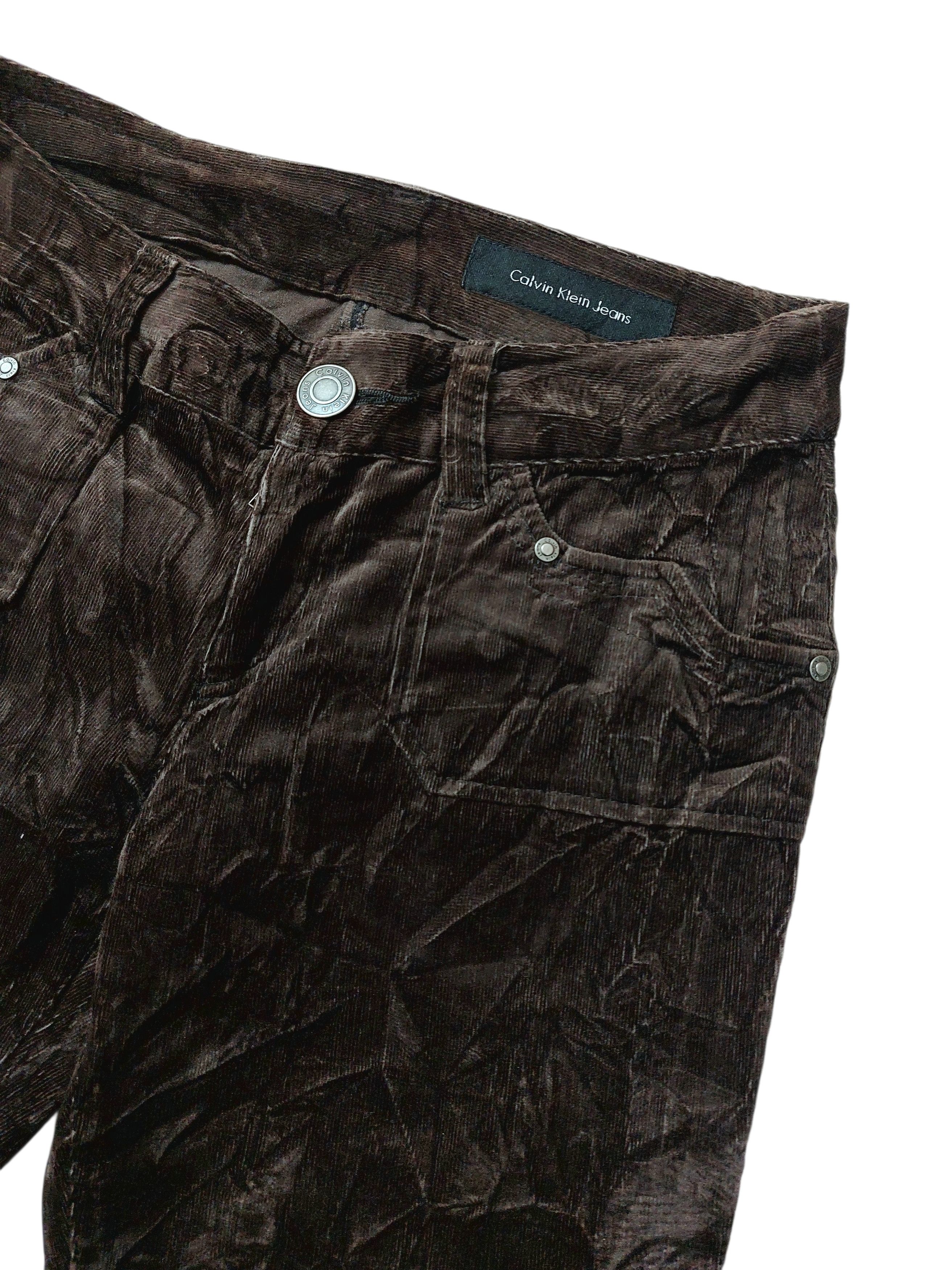 Calvin Klein 🔥 Super Flare Bootcut Calvin Klein 90s Retro Corduroy Size 27" / US 4 / IT 40 - 5 Thumbnail
