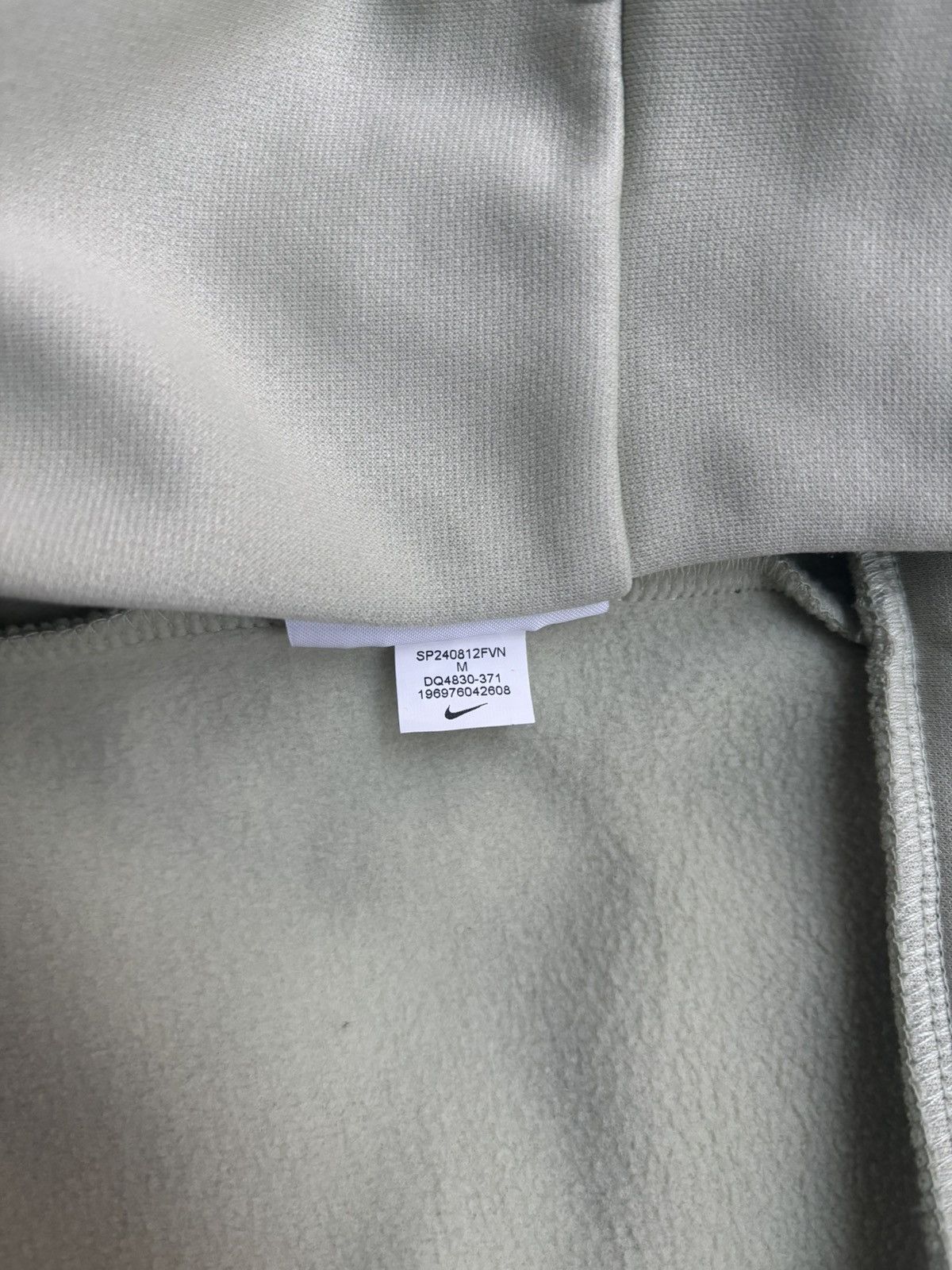 Nike Nike Therma-FIT Full-Zip Light Green Hoodie Sweatshirt US M Size US M / EU 48-50 / 2 - 7 Thumbnail