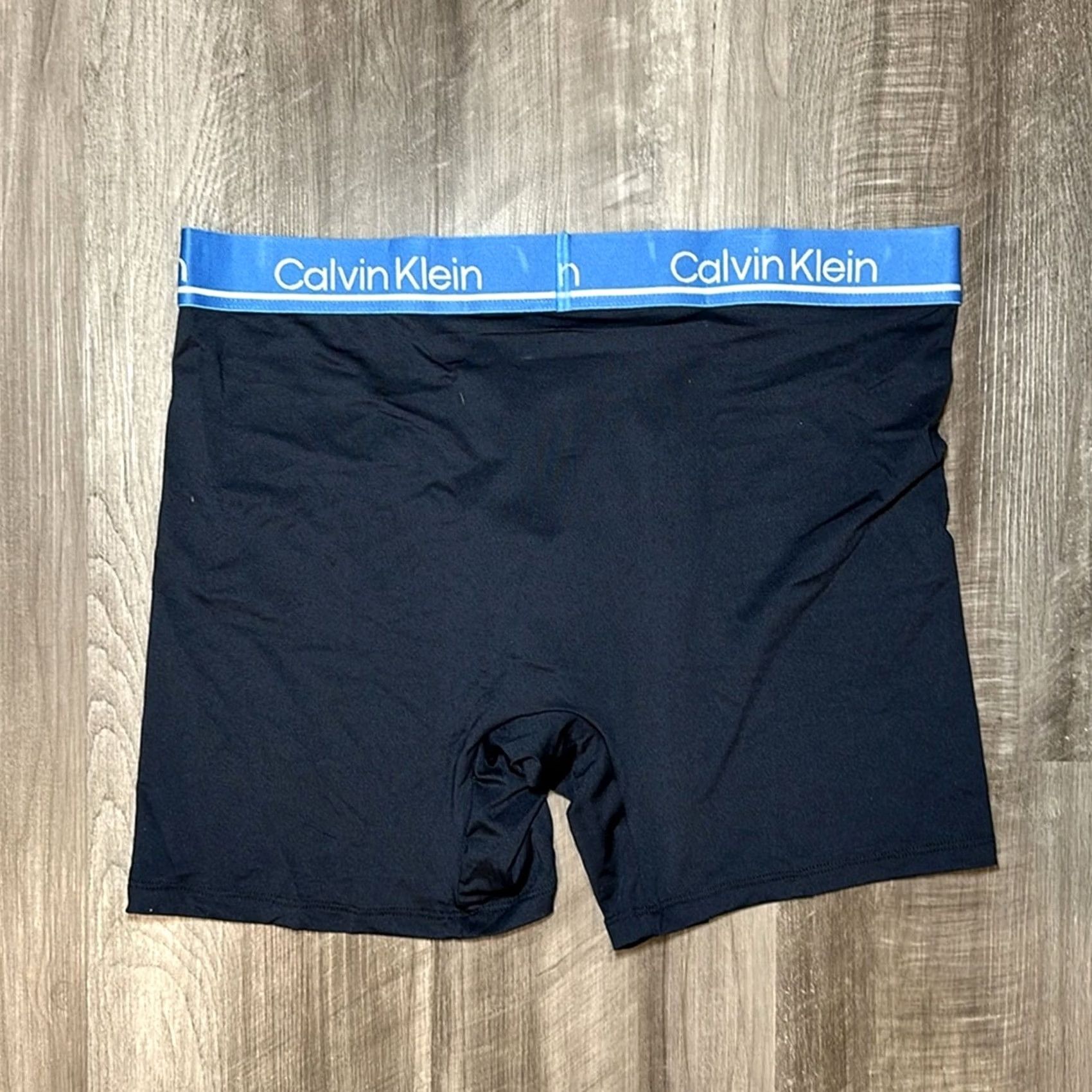 Calvin Klein Calvin Klein Boxer Brief Underwear - L - Blue - Men - Regular - Microfiber - Boxers / Briefs Size 42R - 2 Thumbnail
