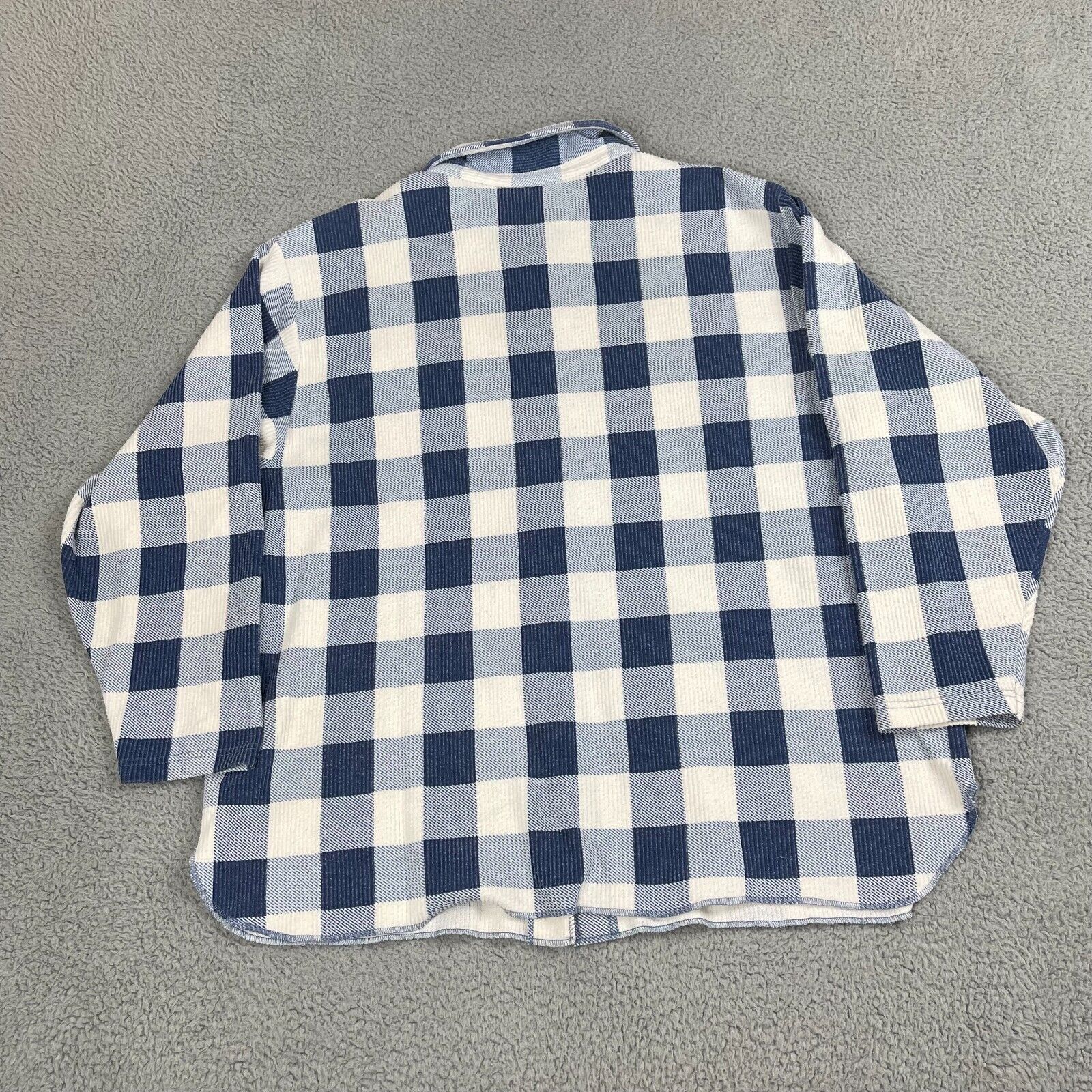 Route 66 Route 66 Flannel Long Sleeve Blue Plaid Shirt Snap Button Size US XL / EU 56 / 4 - 3 Thumbnail