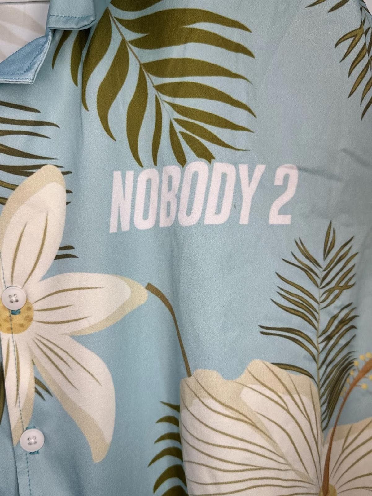 Other 'Nobody 2' Promotion Hawaiian Button Up Shirt -*possibly* 2X Size ONE SIZE - 3 Thumbnail