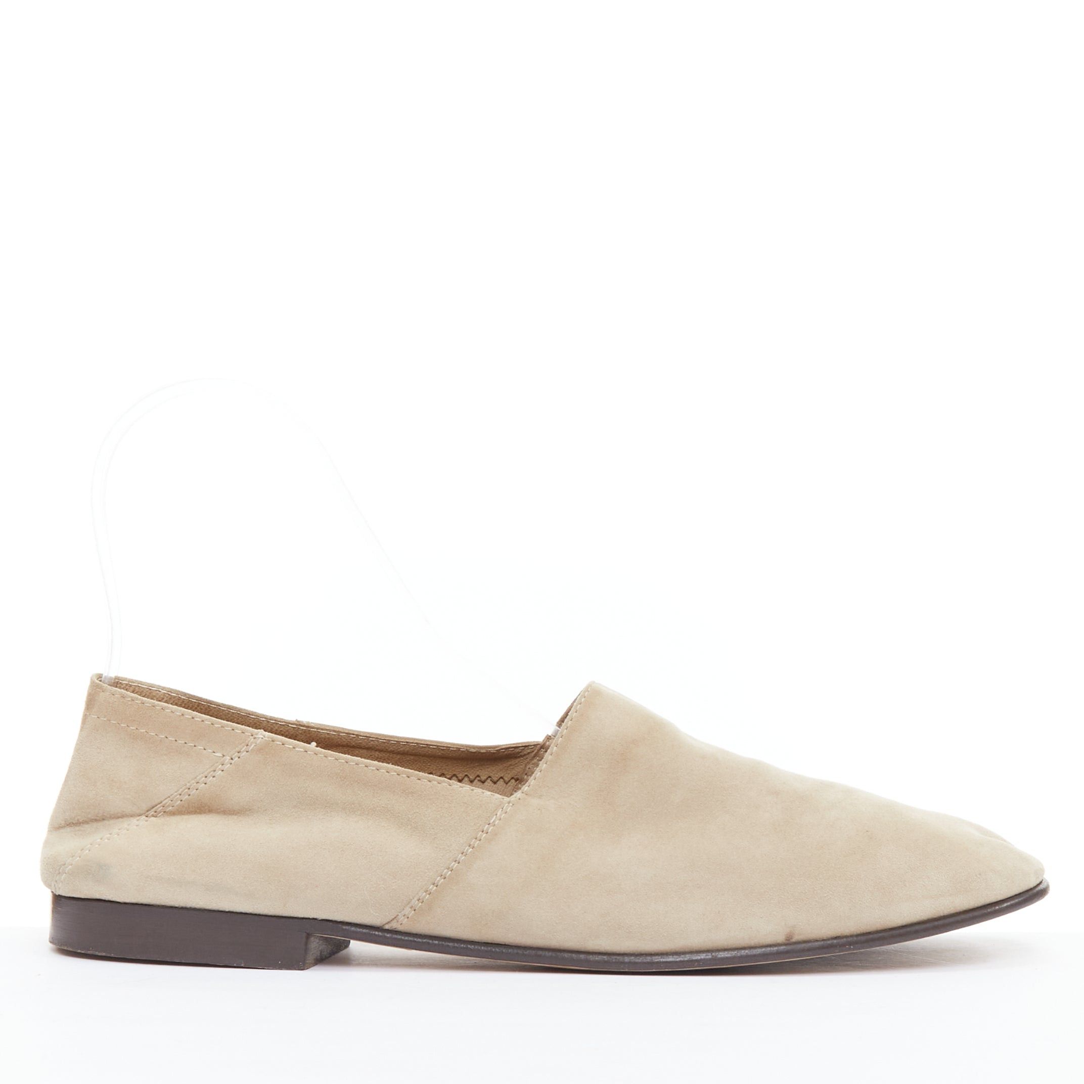 Other MR HARE khaki soft suede leather slip on shoes US8 EU42 Size US 8 / EU 41 - 1 Thumbnail