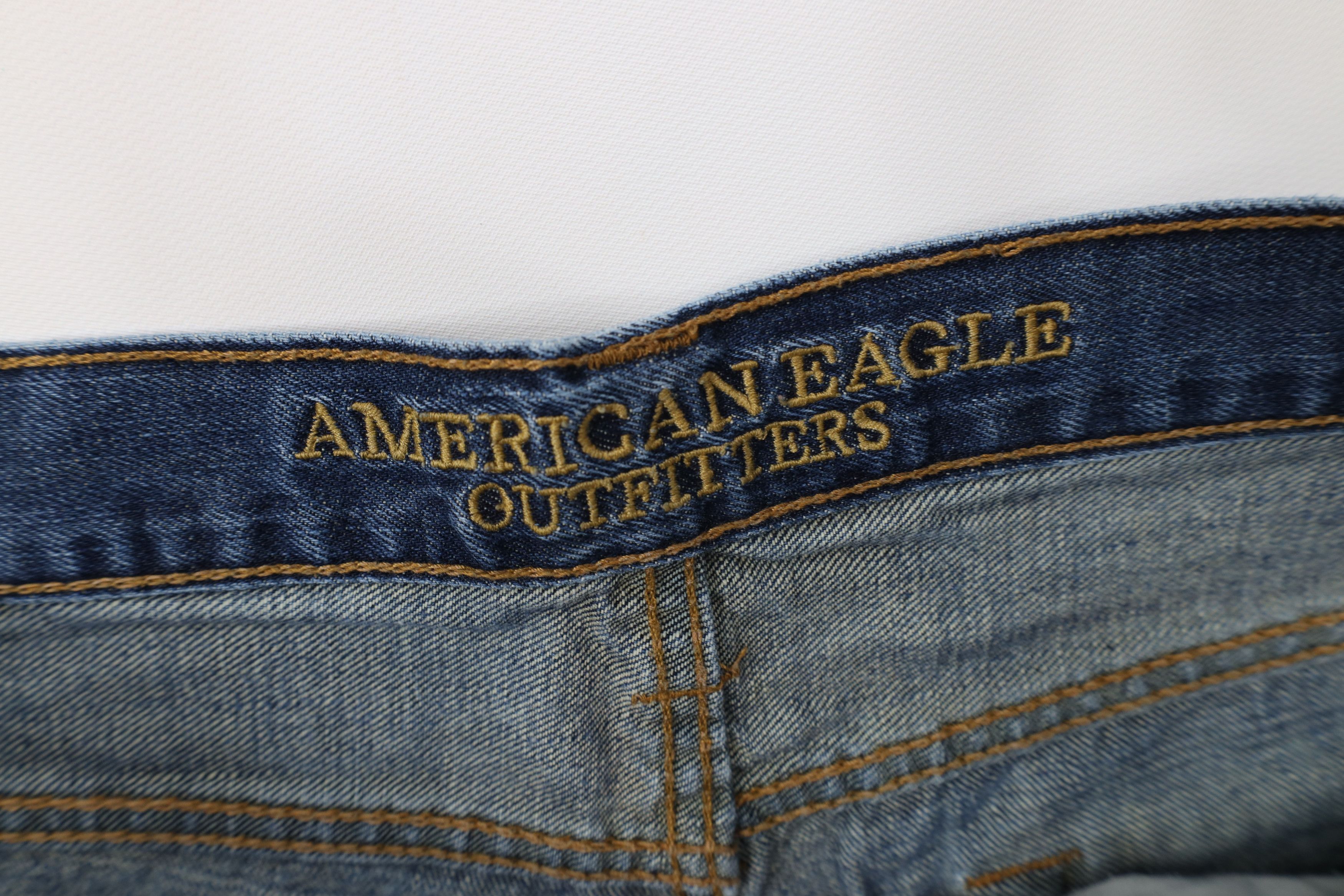 American Eagle Outfitters Vintage Y2K American Eagle Outfitters Straight Denim Jeans Size US 34 / EU 50 - 7 Thumbnail