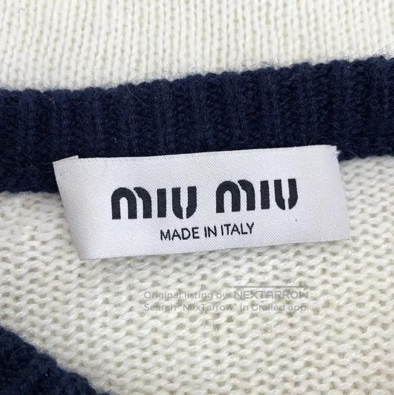 Miu Miu Miu Miu Color Block Cashmere Sweater . Size XXS / US 00 / IT 34 - 6 Thumbnail