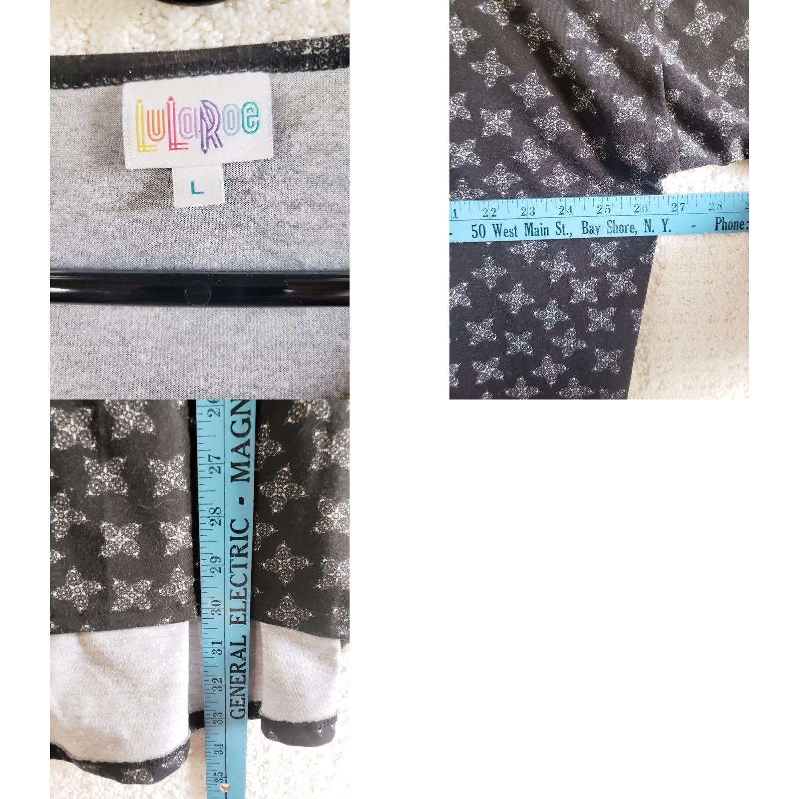 Vintage VINTAGE LuLaRoe Shirt Geometric Pattern Top Pullover Short Sleeve Navy Blue Women’s XL Casual Comfort Size XL / US 12-14 / IT 48-50 - 8 Thumbnail