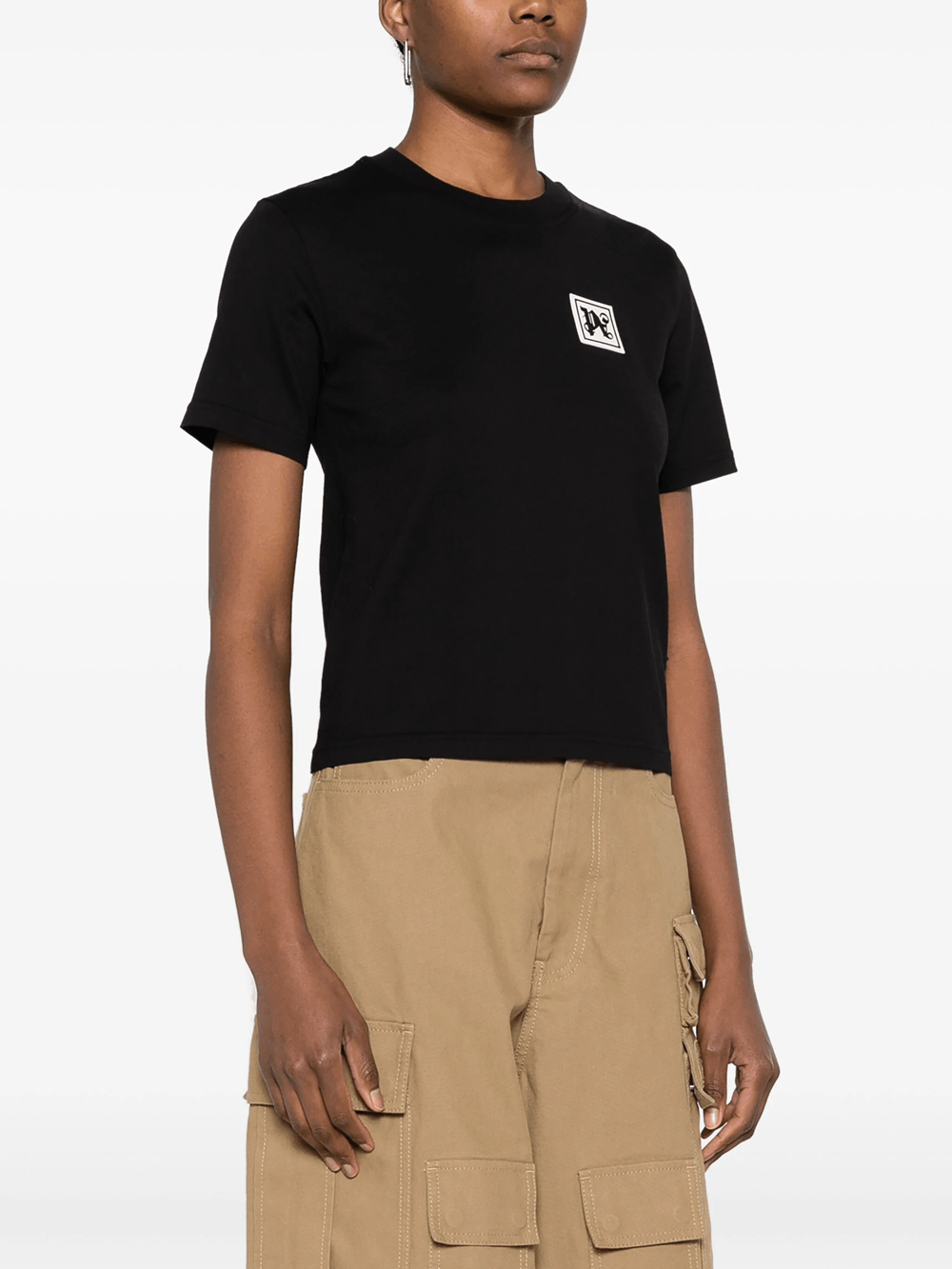 Palm Angels o1s22i1n0824 Ski Club T-Shirt in Black Size M / US 6-8 / IT 42-44 - 3 Thumbnail