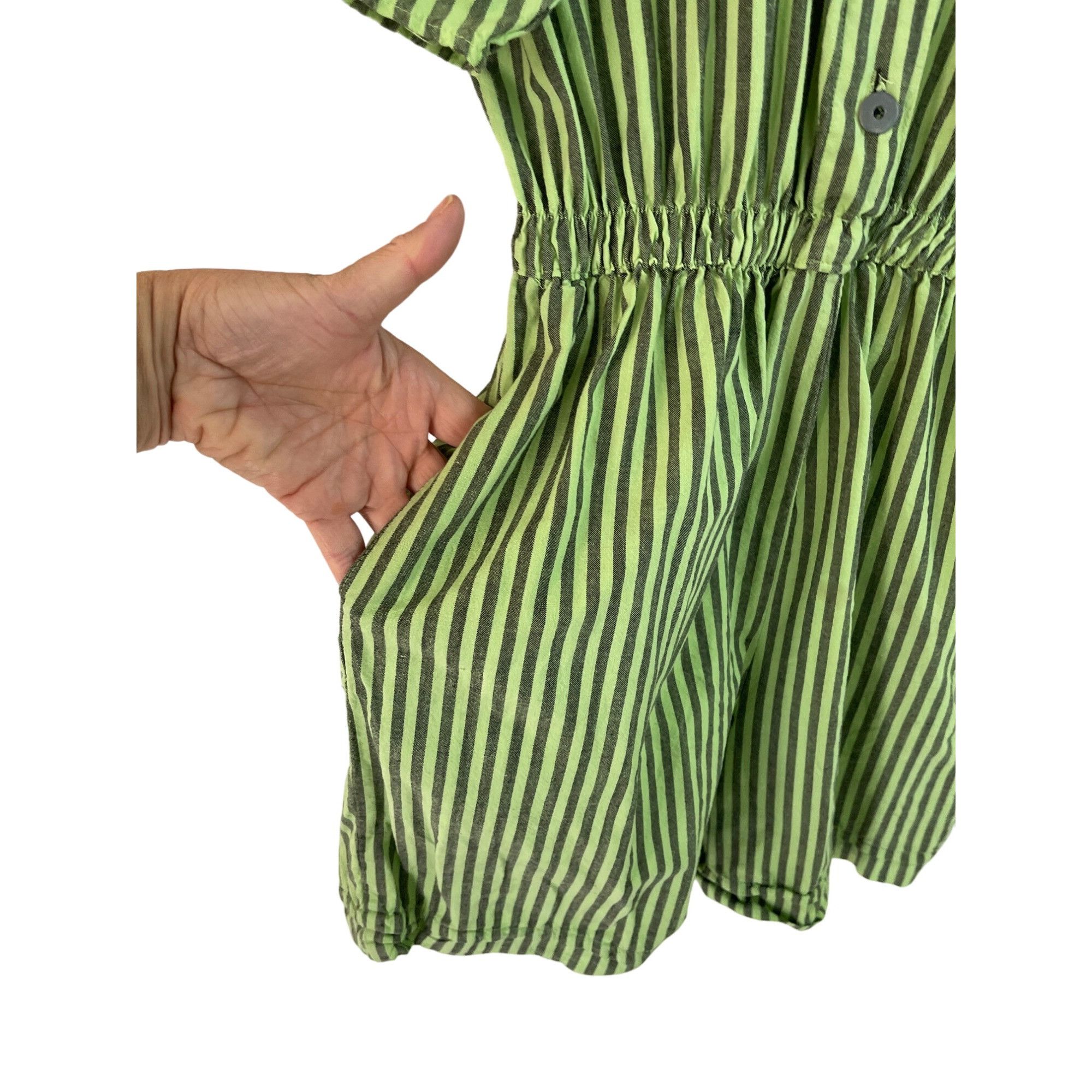 Vintage New Touch Vintage Womens Romper Size Large Green Size ONE SIZE - 4 Thumbnail
