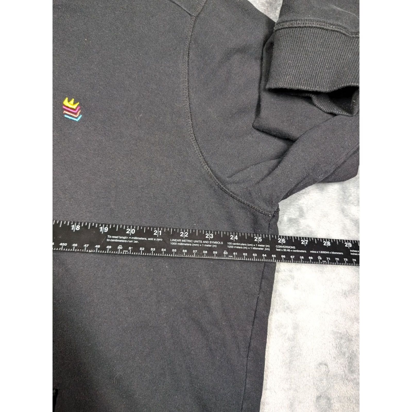 Rainbow Fall Guys Hoodie Mens XXL Black Full Zip Rainbow Graphic Video Game Gamer 2022 Size US XXL / EU 58 / 5 - 3 Thumbnail