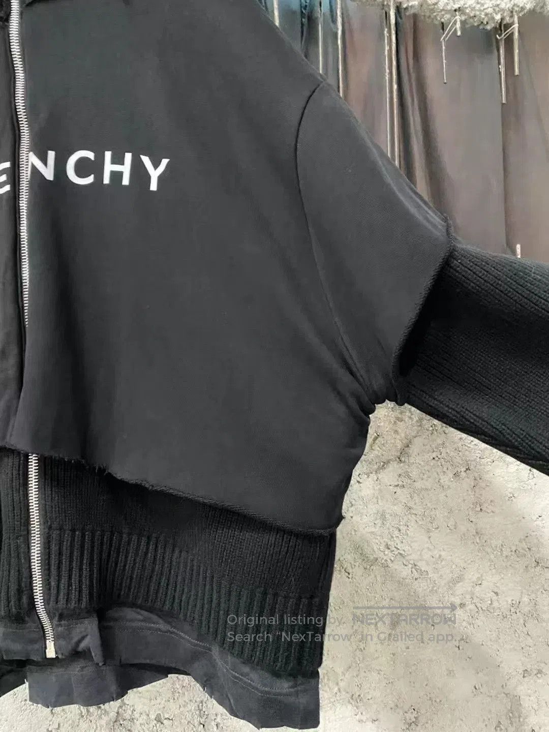 Givenchy Givenchy Patchwork Deconstructed Zipper Hoodie. Size US L / EU 52-54 / 3 - 5 Thumbnail