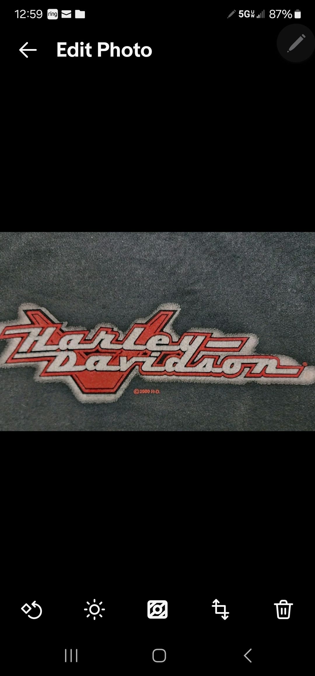 Harley Davidson Vtg Harley Davidson Redline Crewneck Pullover Sweater Large Size US XL / EU 56 / 4 - 5 Thumbnail