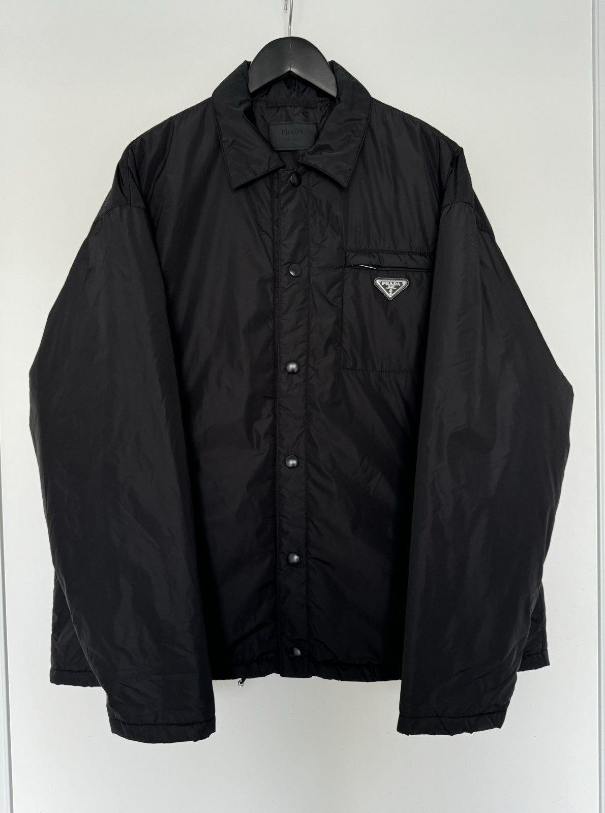 Prada Prada Logo Re-Nylon Light Padded Jacket Size US XL / EU 56 / 4 - 3 Thumbnail