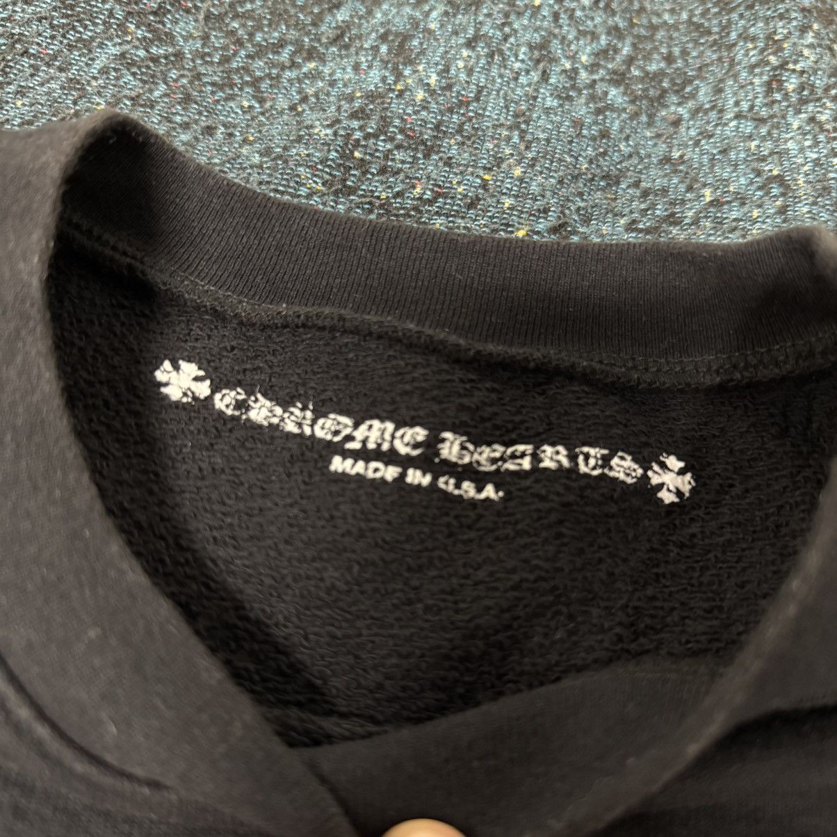 Chrome Hearts × Matty Boy CHROME HEARTS MATTY BOY CHOMPER CREWNECK SWEATER BLACK Size US M / EU 48-50 / 2 - 4 Thumbnail