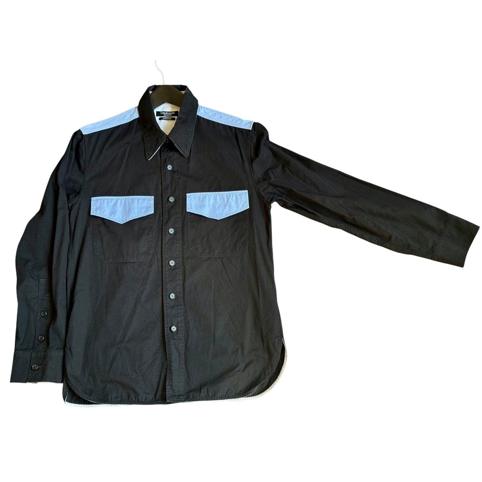 Calvin Klein Calvin Klein Color Block Western Shirt - Size 48 Size US M / EU 48-50 / 2 - 1 Thumbnail