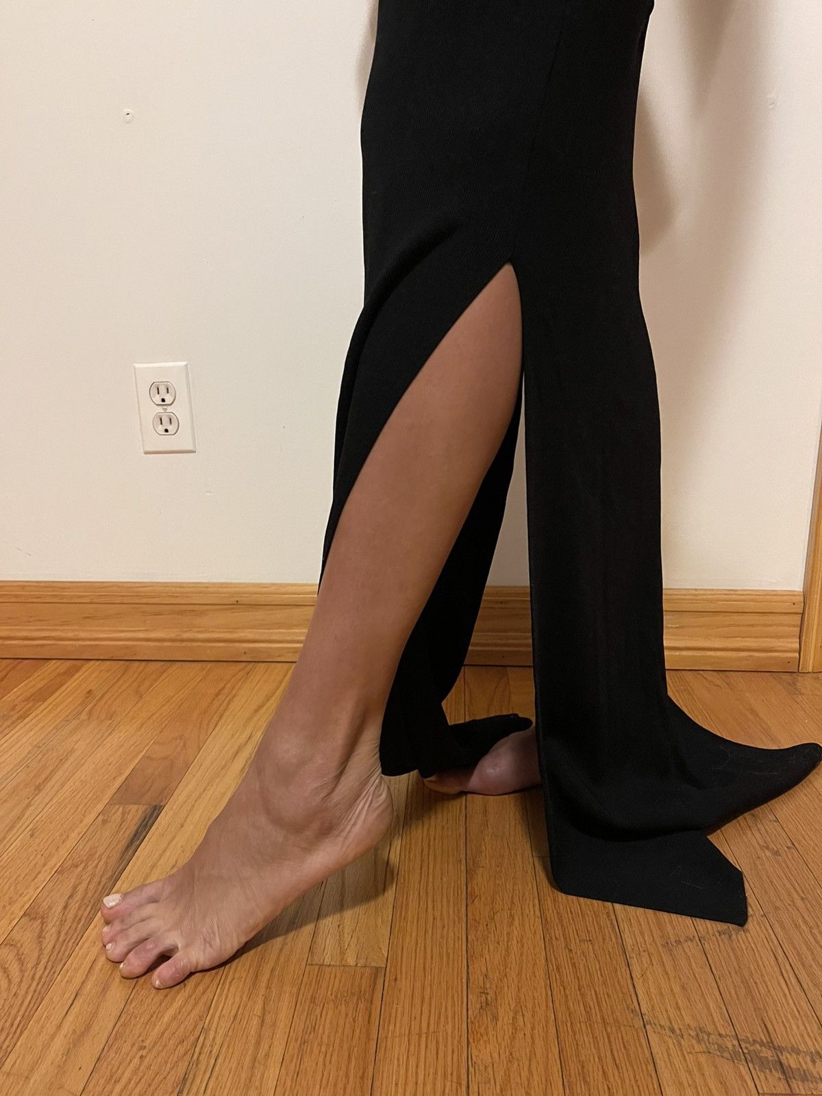 AYA MUSE Aya Muse Cutout Maxi Dress - Black/Size: M Size M / US 6-8 / IT 42-44 - 9 Thumbnail