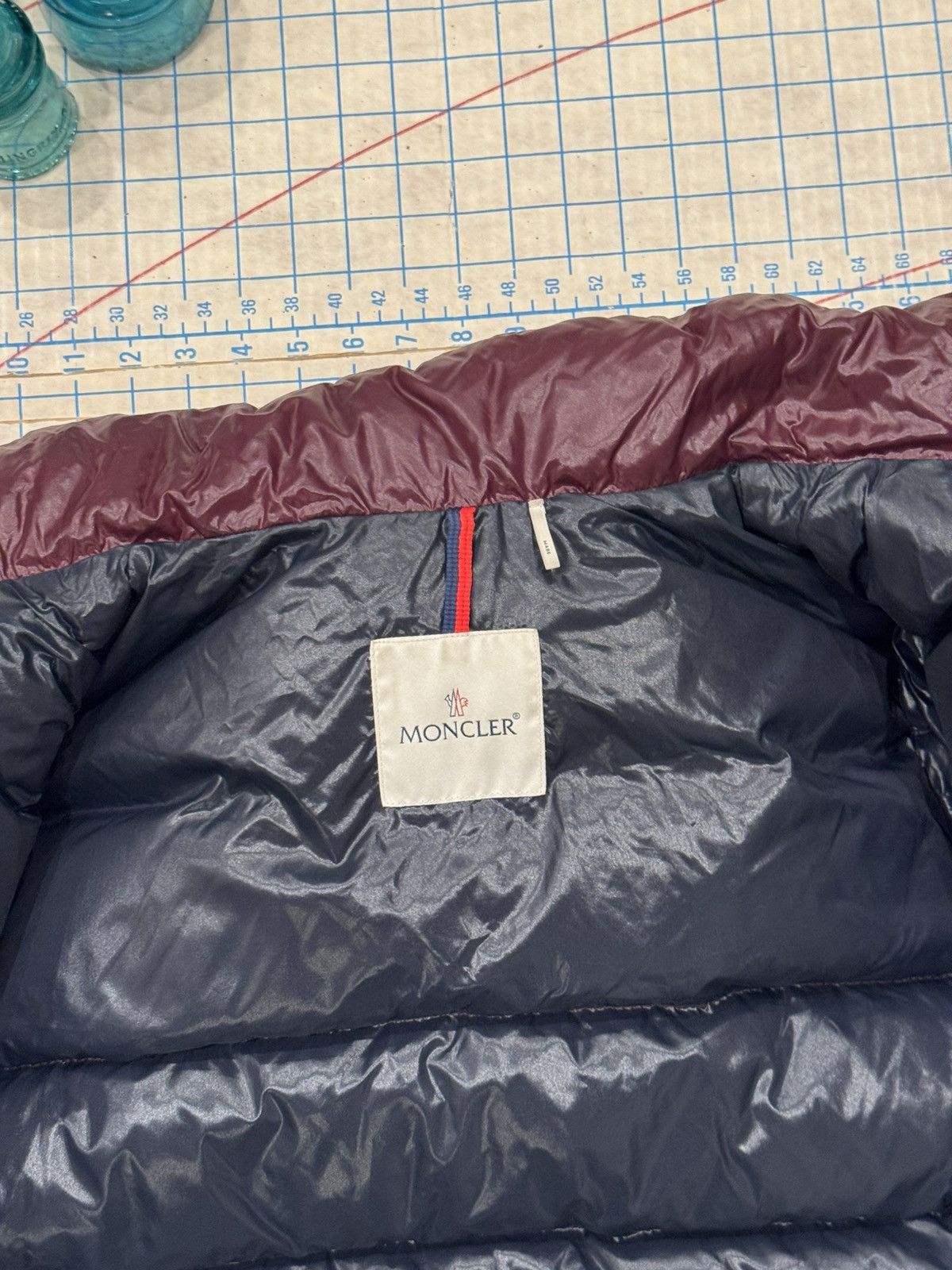Moncler Moncler Maya Giubbotto Jacket Dark Red Size 2 Fits Medium Size US M / EU 48-50 / 2 - 10 Thumbnail