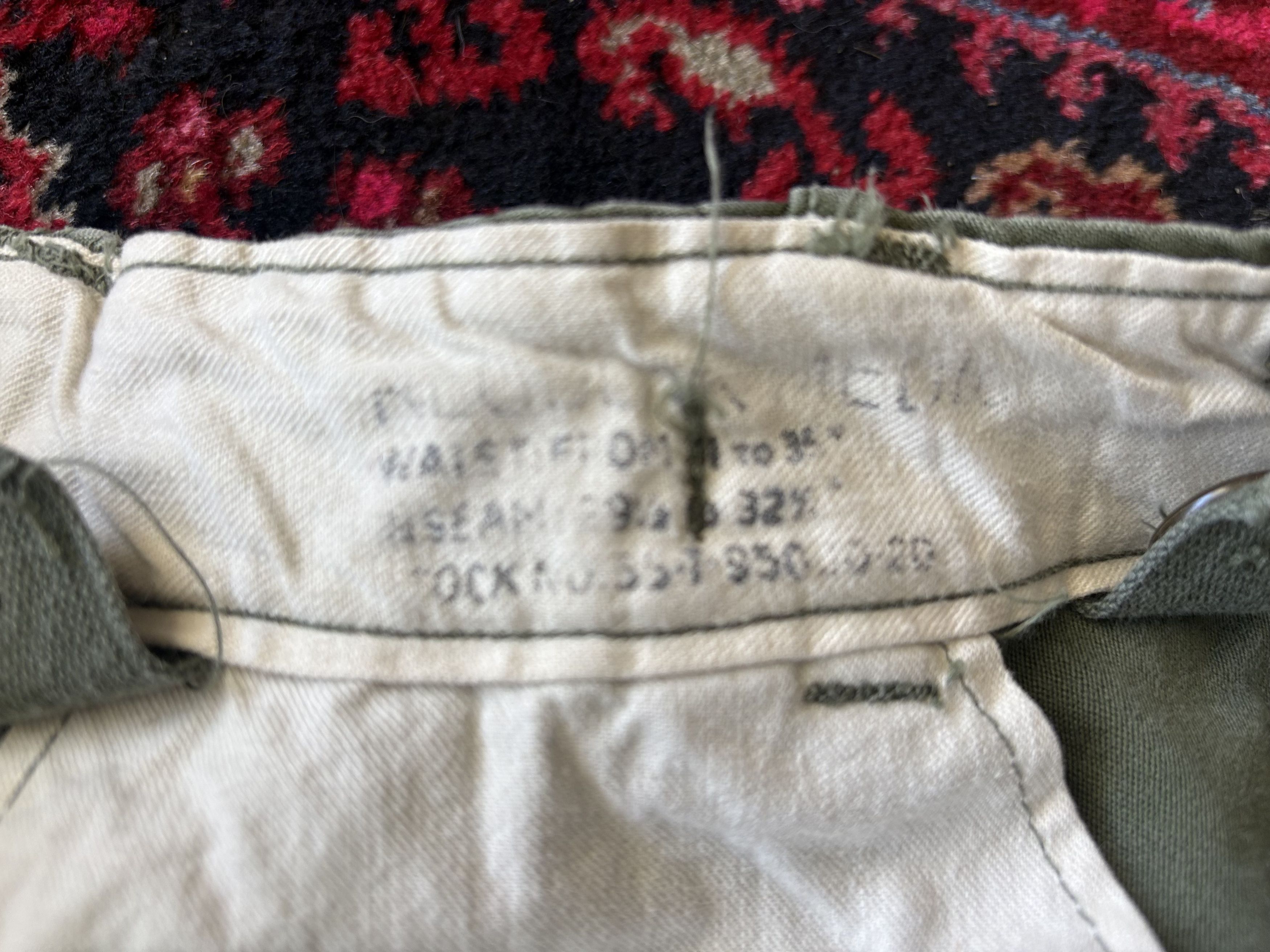 Other Korean War M51 Field Combat Cargo/ Buzz Rickson/ Real McCoys Size US 32 / EU 48 - 6 Thumbnail