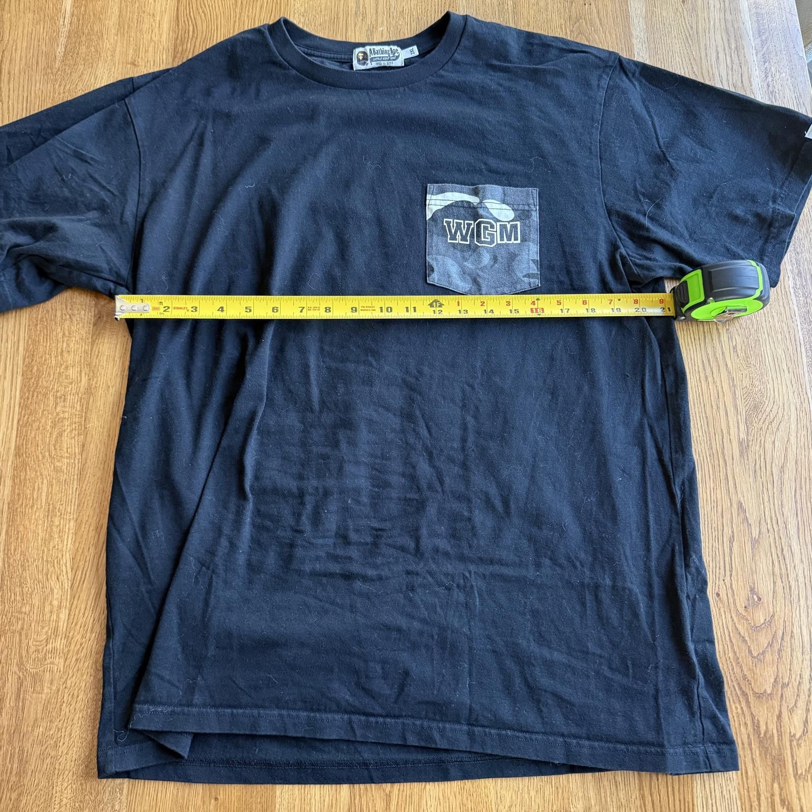 Designer Bape WGM Black pocket shirt Size 2XL Size US L / EU 52-54 / 3 - 2 Thumbnail