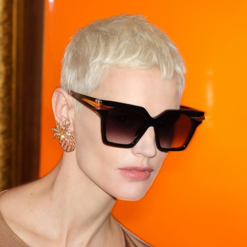 Roberto Cavalli Roberto Cavalli SRC002S 09X7 Sunglasses Size ONE SIZE - 3 Thumbnail