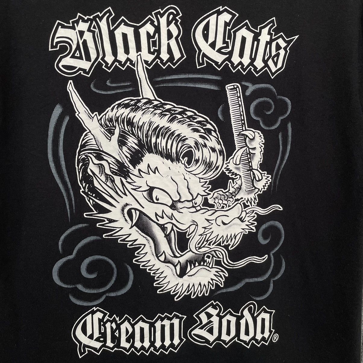 If Six Was Nine × Japanese Brand × Seditionaries Cream Soda Black Cat Seditionaries Ifsixwasnine T Shirt Size US S / EU 44-46 / 1 - 2 Thumbnail