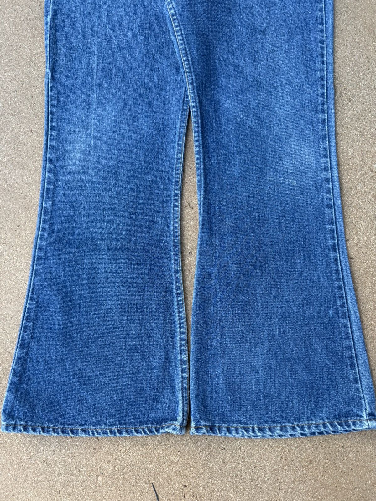 Levi's Vtg 70’s Levi’s 646 Orange Tab Bellbottom Flare Jeans 33x28 Size US 33 - 3 Thumbnail