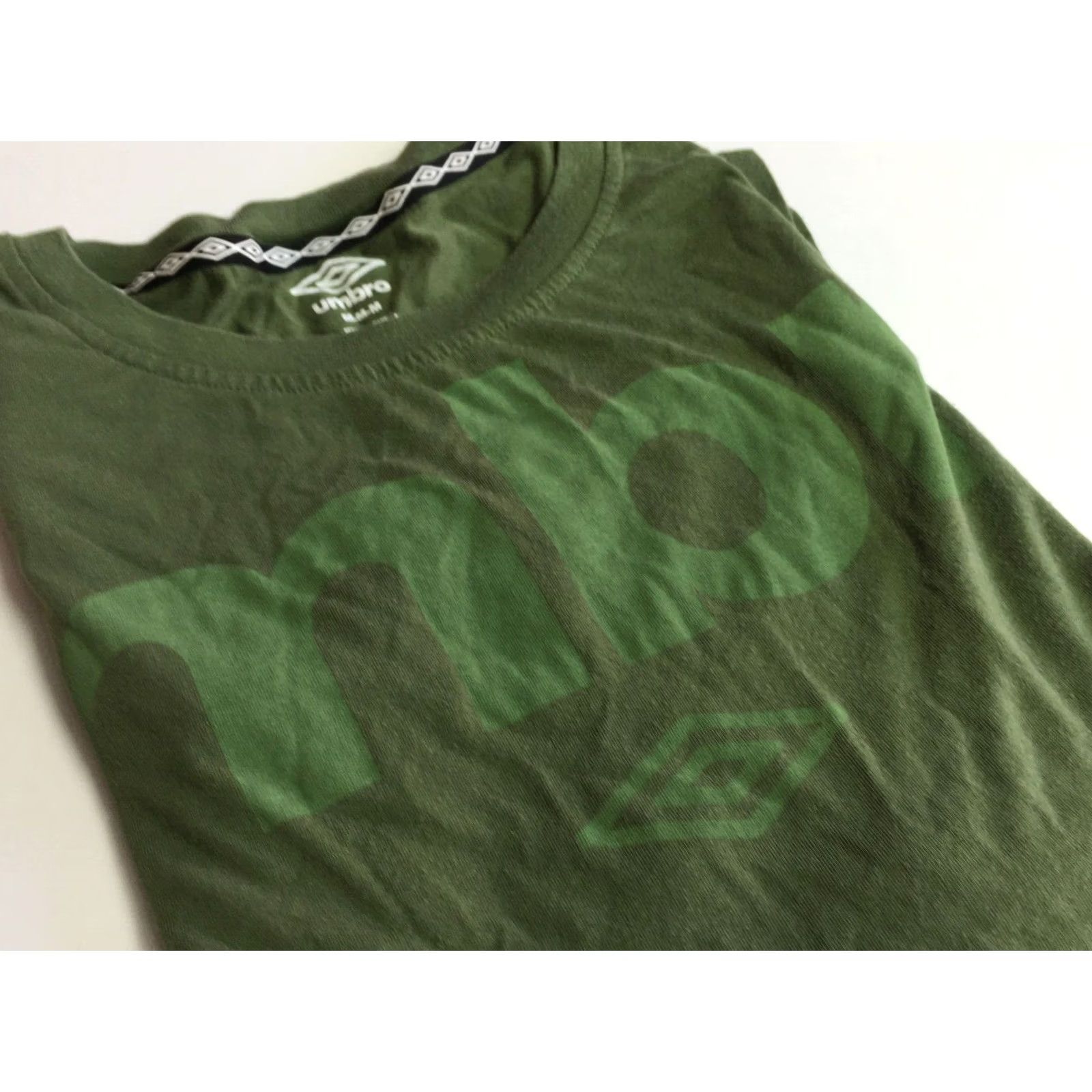 Umbro Umbro Olive Green Crop Top T-Shirt Size M Womens Medium Regular Green Cropped T-Shirt Size M / US 6-8 / IT 42-44 - 4 Thumbnail
