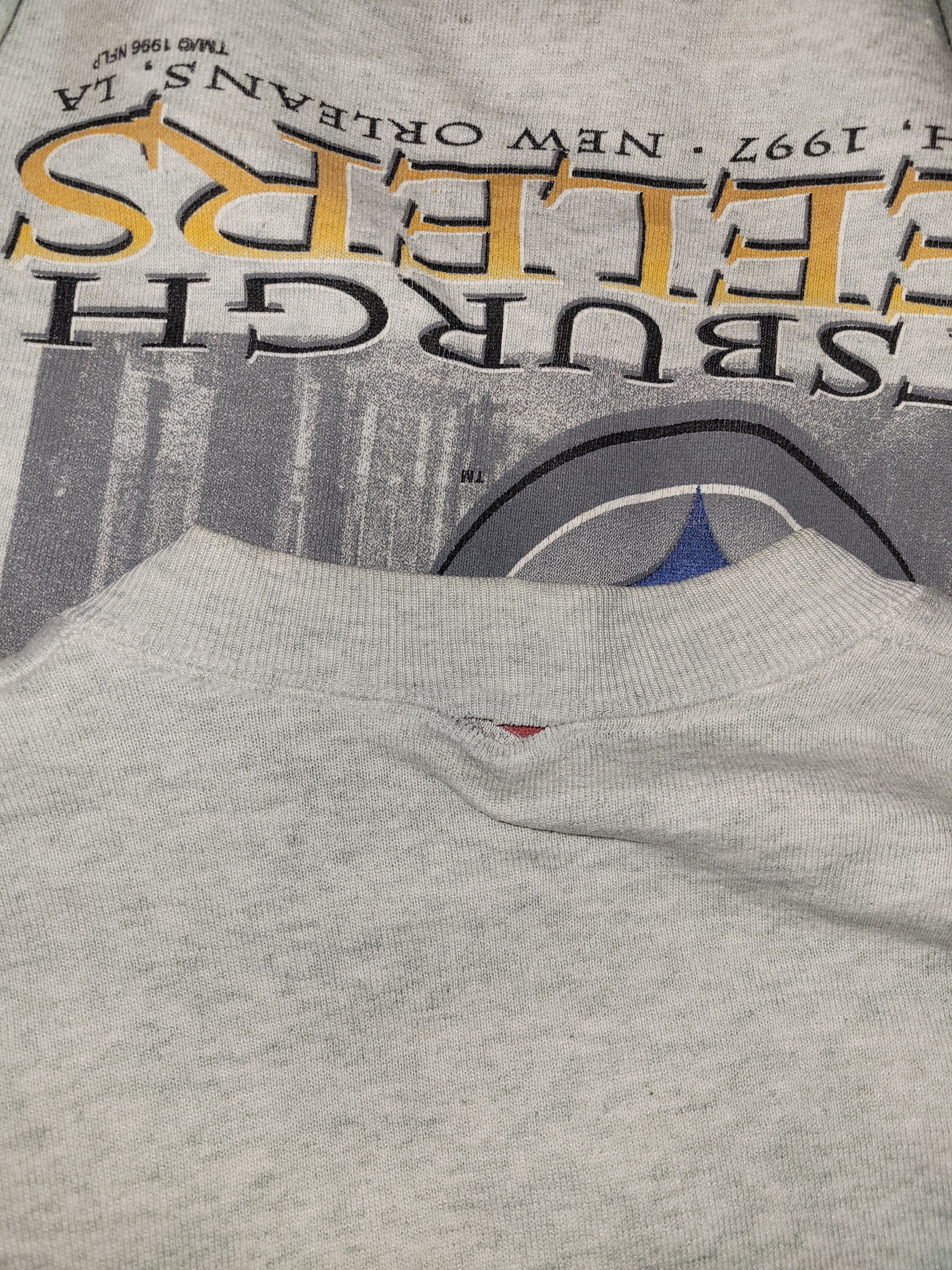 NFL 1996 Pittsburgh Steelers crewneck vintage grey/cream, XL Size US XL / EU 56 / 4 - 6 Thumbnail