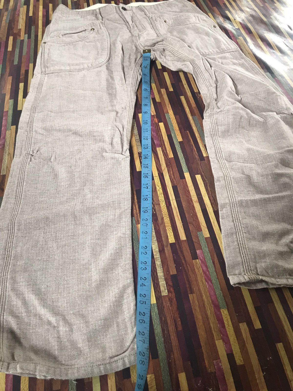 Blue Blue Japan × Vintage VTG BLUE WAY PANTS Size US 32 / EU 48 - 6 Thumbnail
