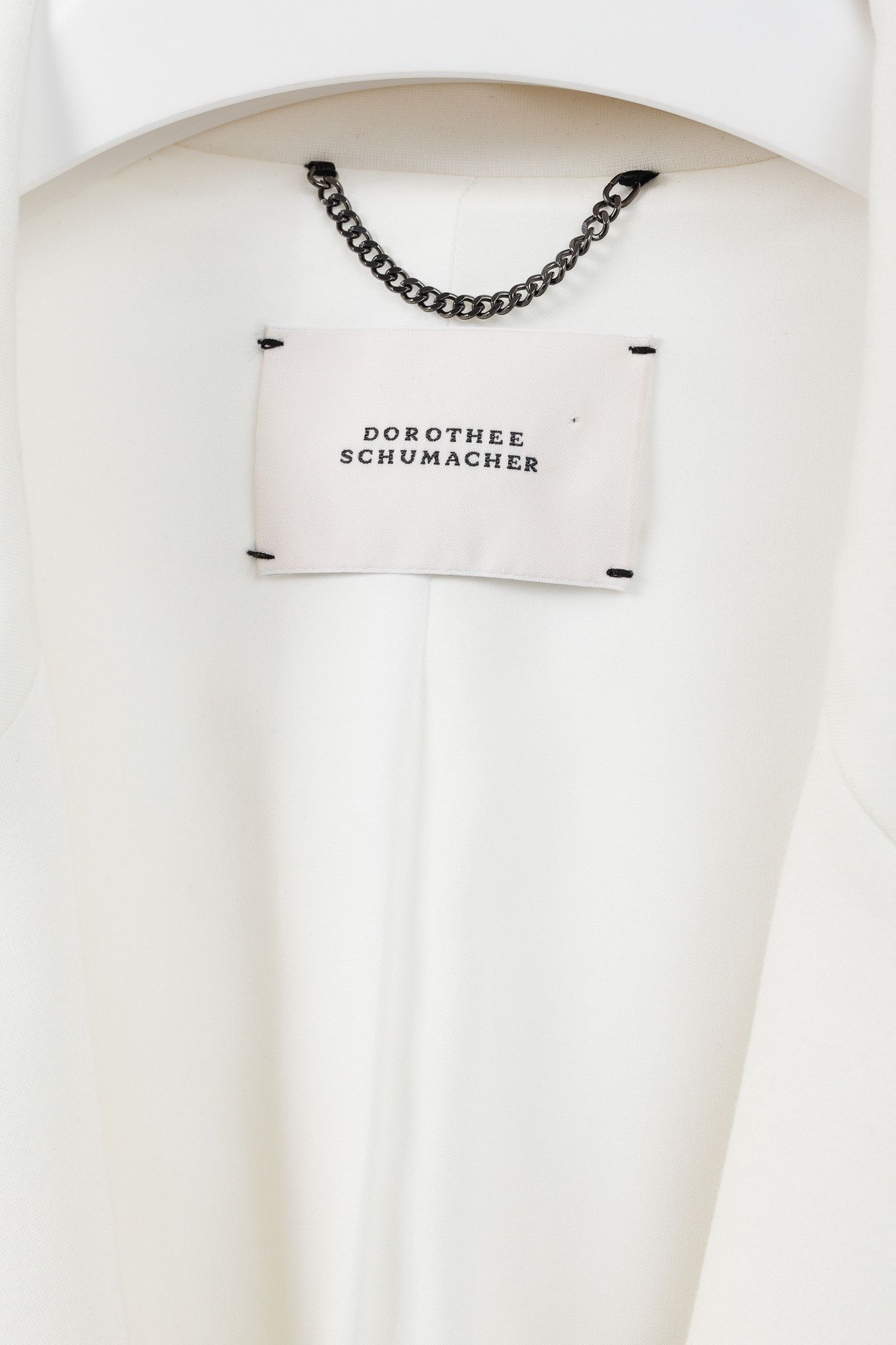 DOROTHEE SCHUMACHER Dorothee Schumacher Essence Camellia White Oversized Jacket Size L / US 10 / IT 46 - 4 Thumbnail