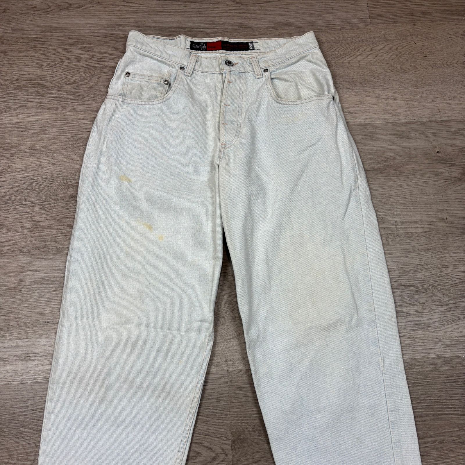 Levi's × Vintage VTG 90s Levi's Silvertab Loose Baggy Tapered Jeans 31x32 Y2K Size US 31 - 2 Thumbnail