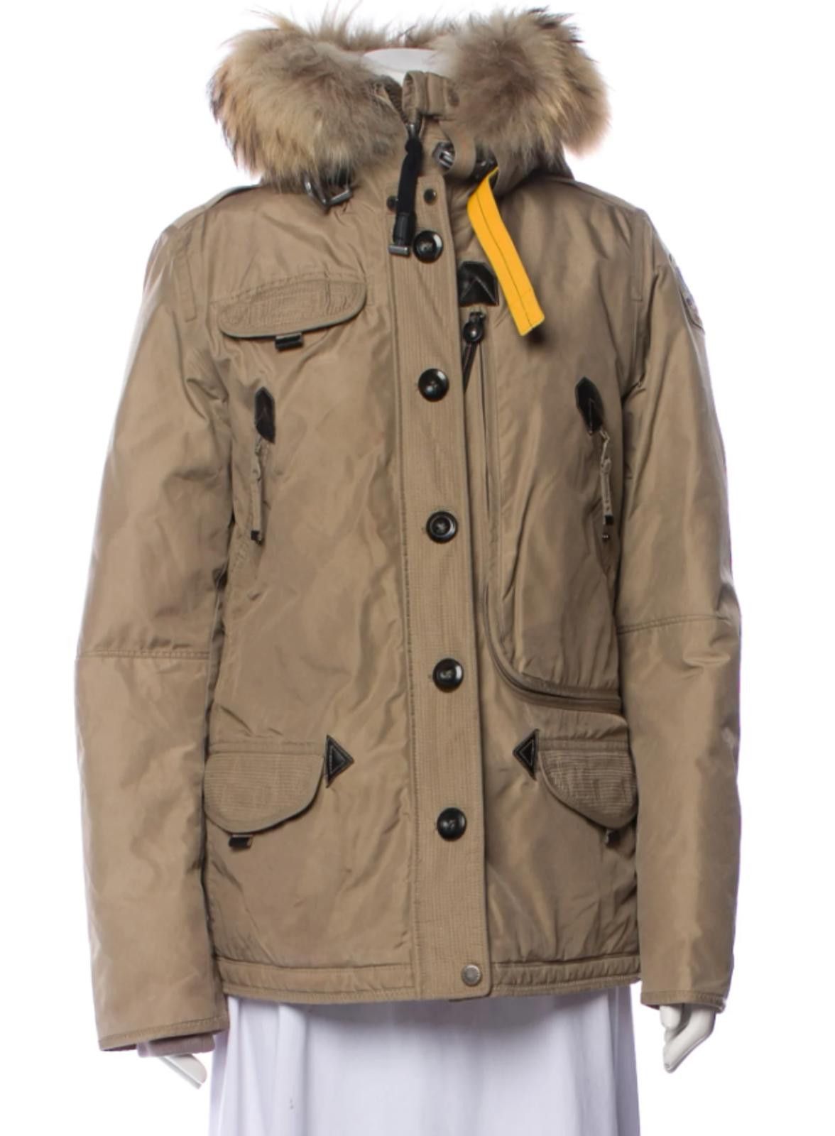 Parajumpers Parajumpers Doris Parka Jacket Fur Hood Sz L Ret $1,090 Size L / US 10 / IT 46 - 1 Thumbnail