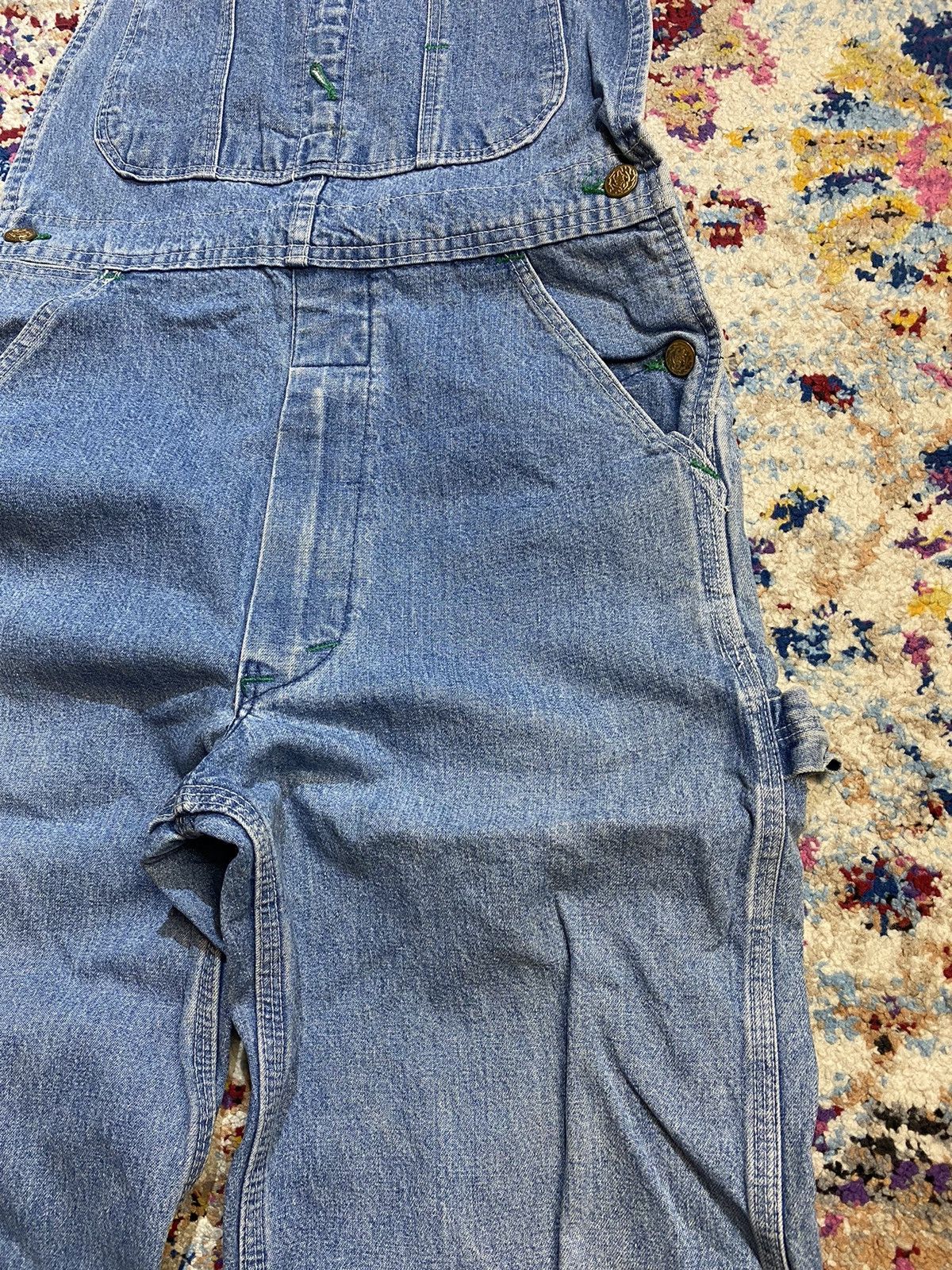 Levi's 90s White Tab Big E Levis Japan Repro Workwear Overall Size US 30 / EU 46 - 6 Thumbnail