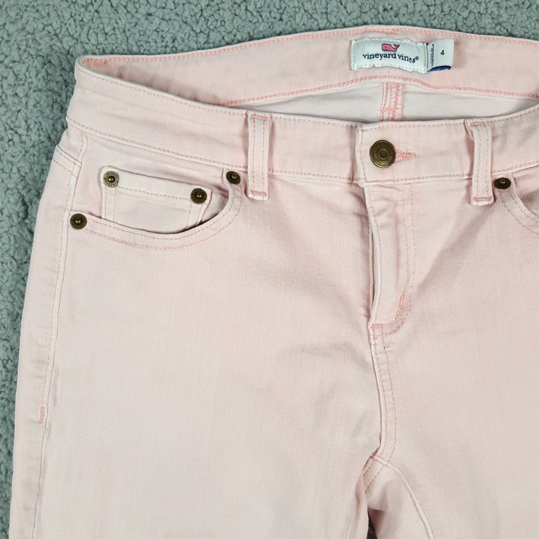 Vineyard Vines VINTAGE Vineyard Vines Pants Tapered Slim Low Rise Pink 4 Women Adult Regular Size 4 Boho 00s Outdoor Mens Womens? Size 27" / US 4 / IT 40 - 3 Thumbnail