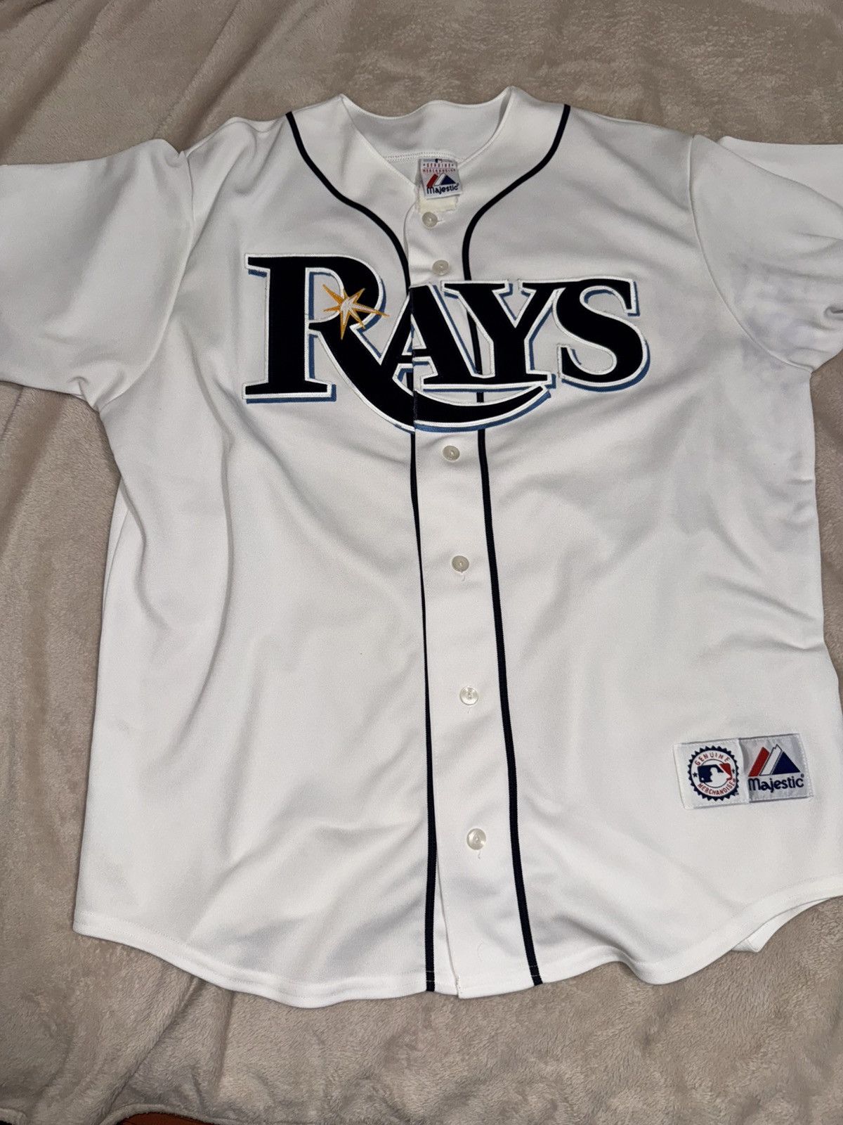 Majestic TB Rays jersey Size US XL / EU 56 / 4 - 1 Thumbnail