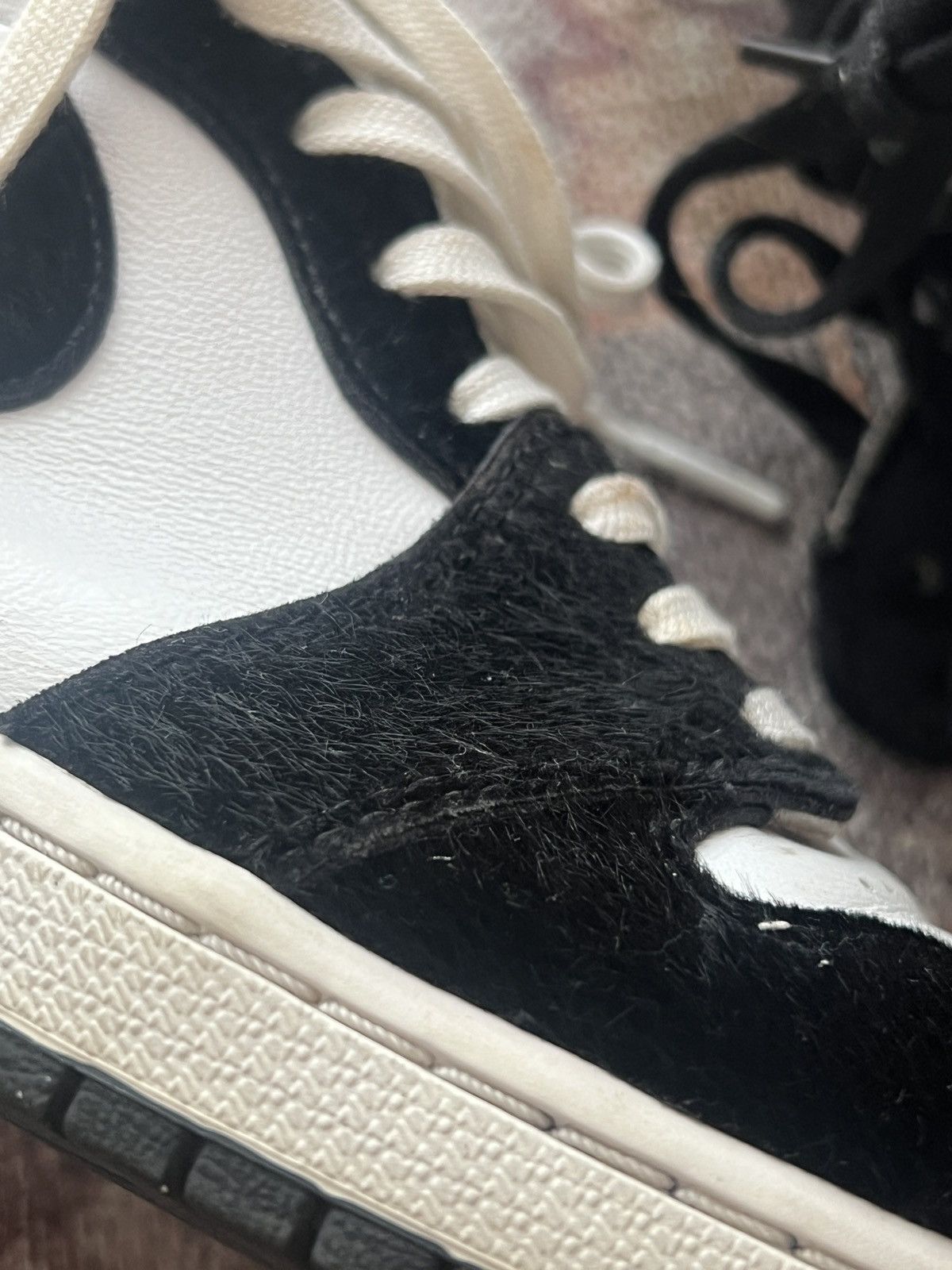 Jordan Brand × Nike Jordan 1 High Panda Twist Calfhair Size US 9 / EU 42 - 7 Thumbnail