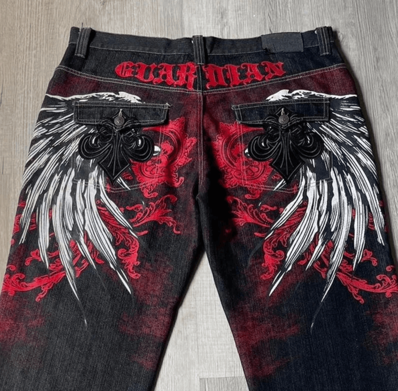 Japanese Brand Street Fashion Trend Jeans Size US 36 / EU 52 - 5 Thumbnail